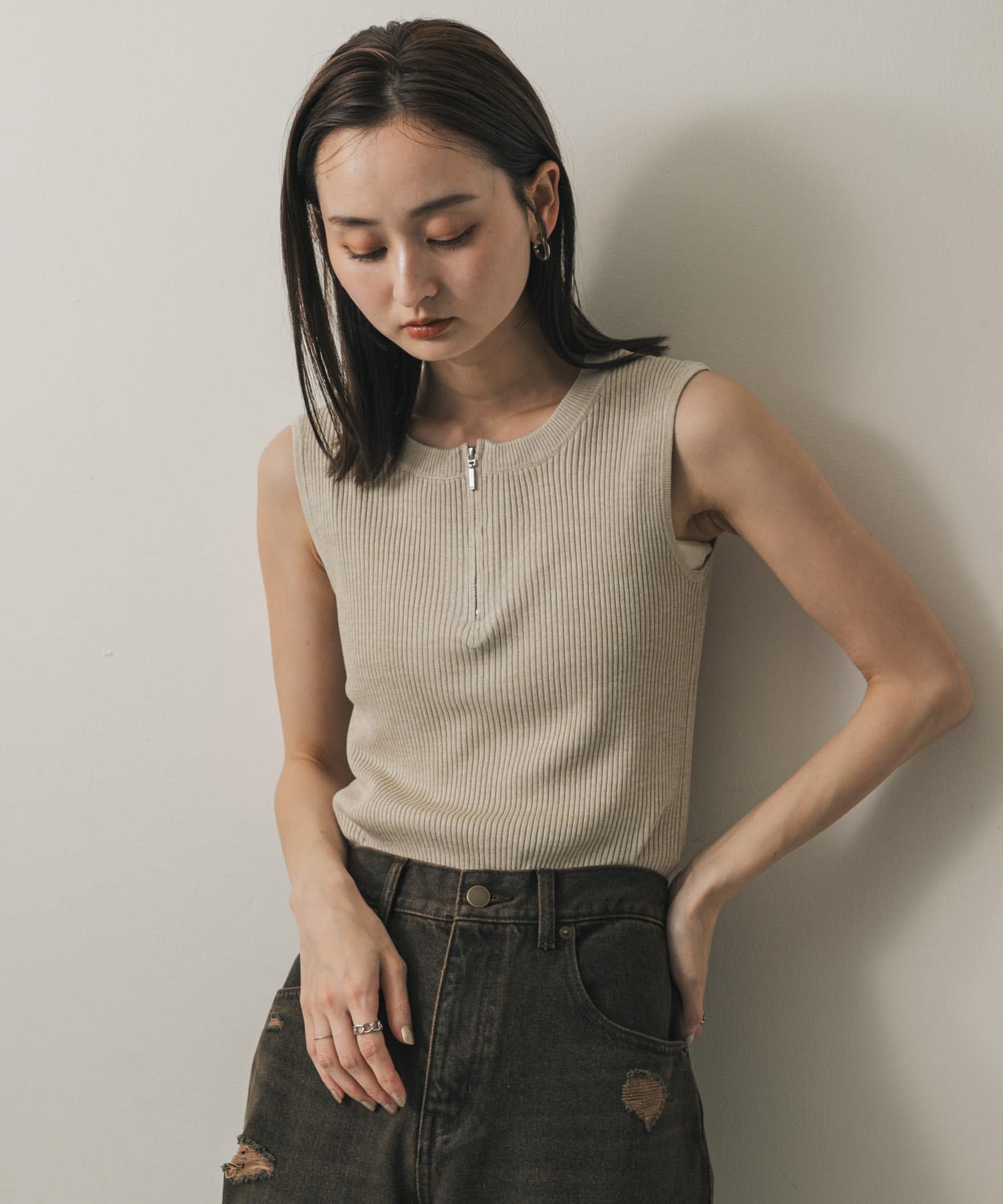 身長：169cm サイズ：one