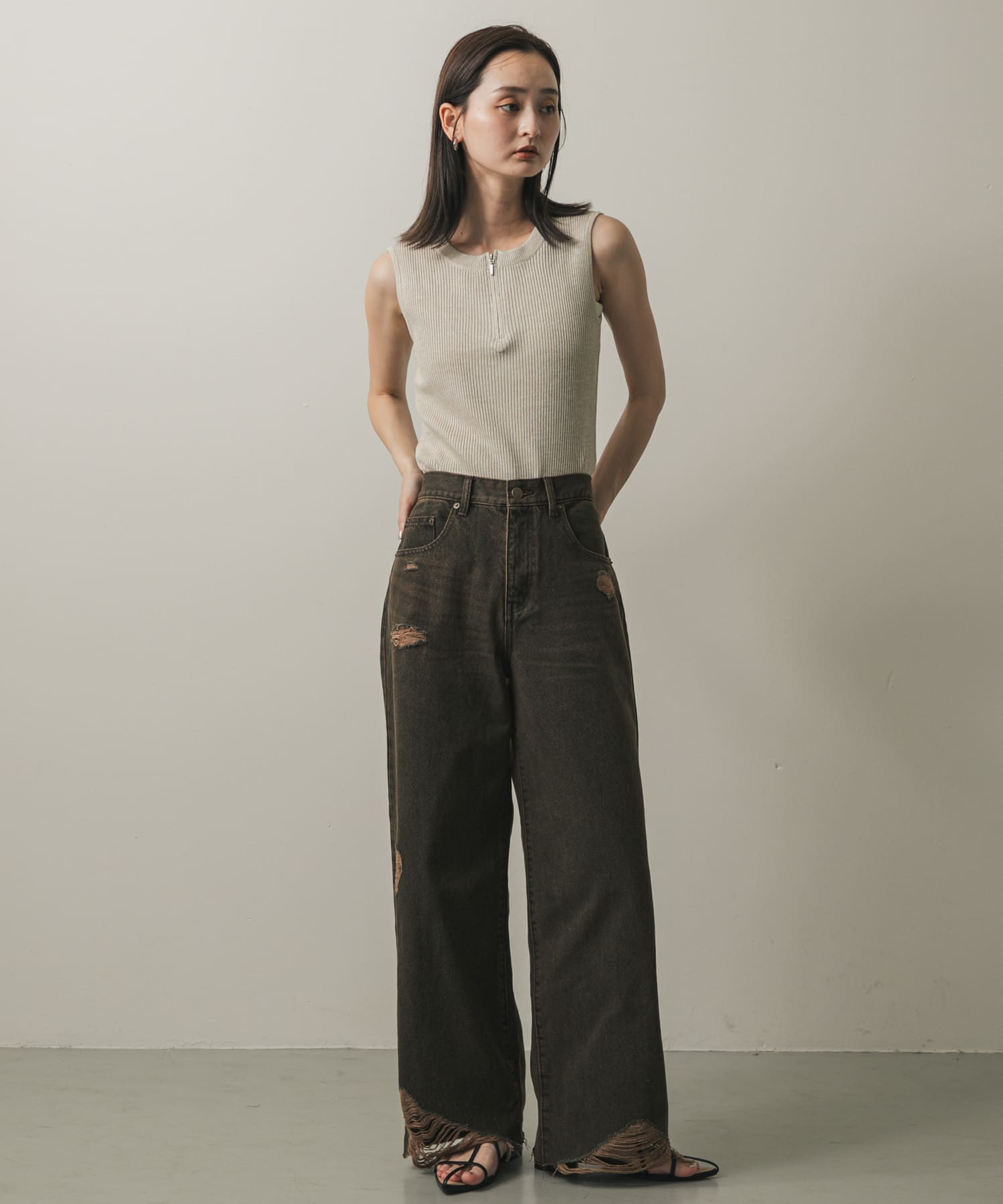 身長：169cm サイズ：one