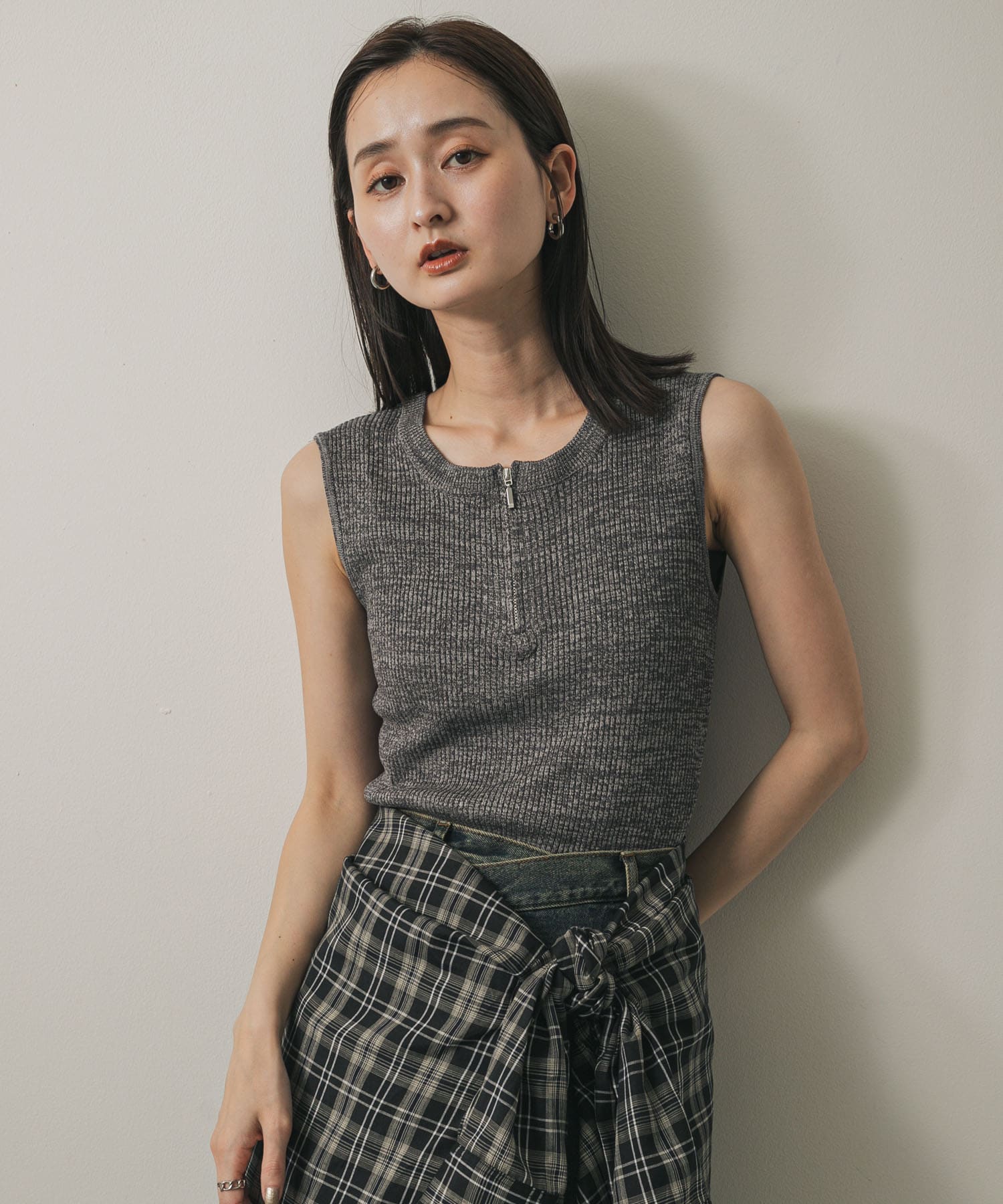 身長：169cm サイズ：one