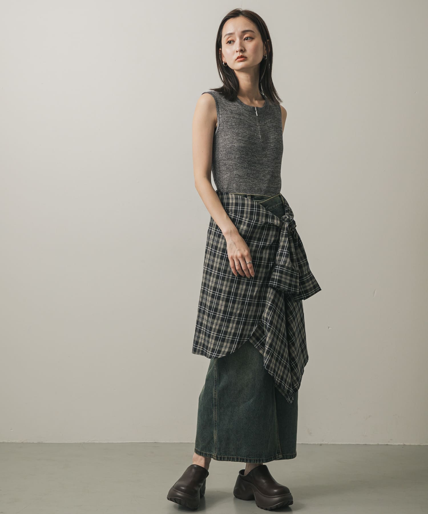 身長：169cm サイズ：one