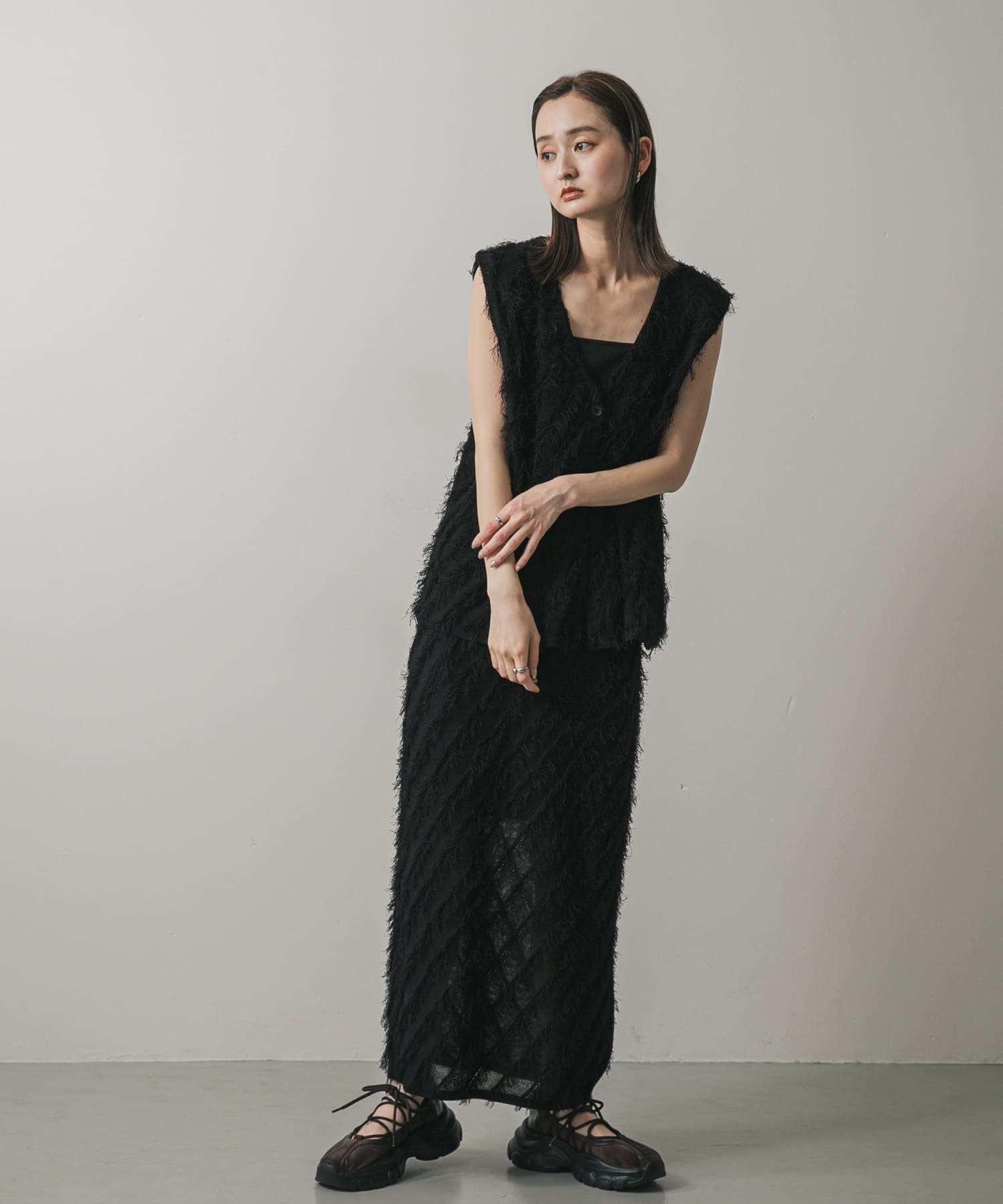 身長：169cm サイズ：one
