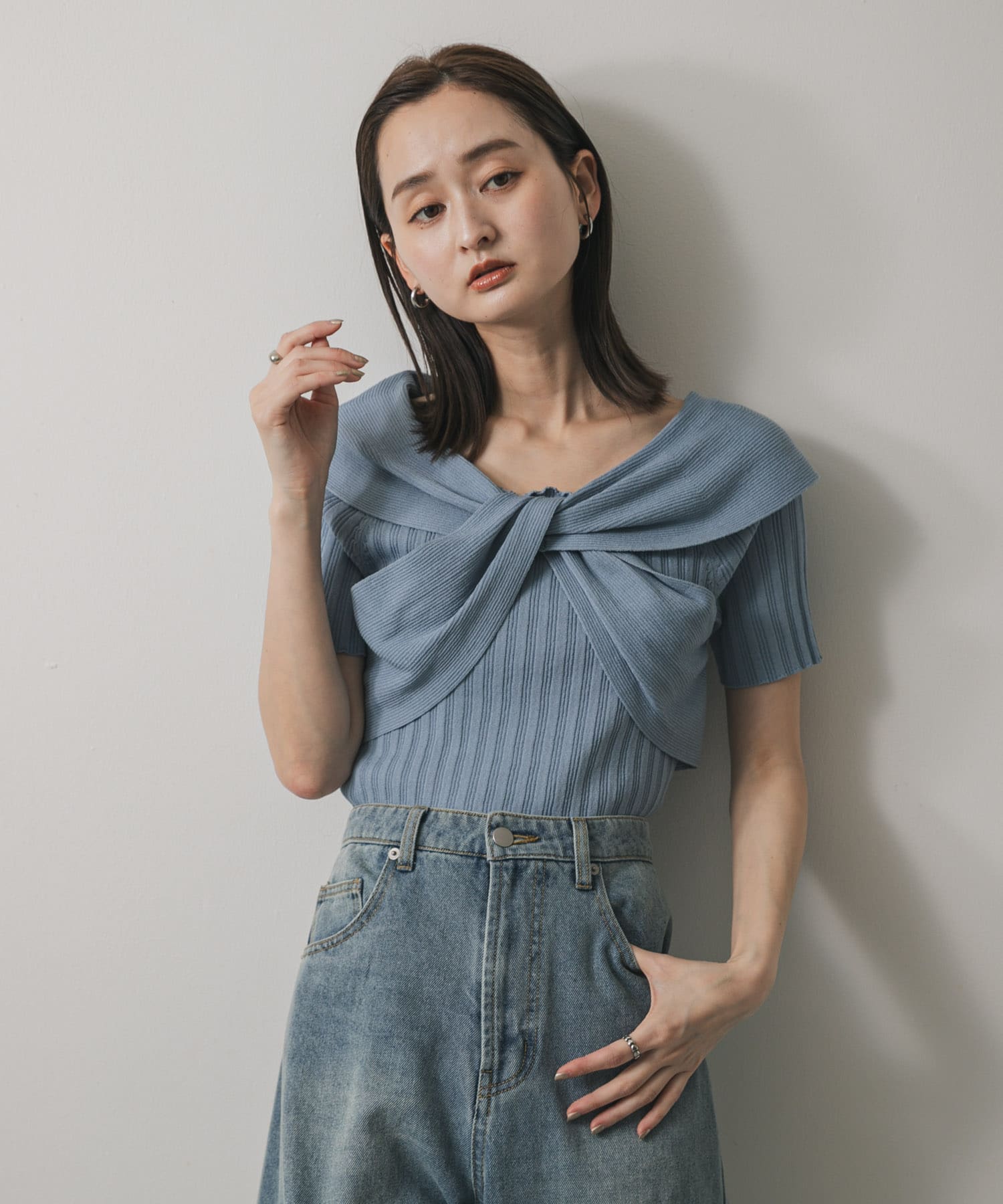 身長：169cm サイズ：one