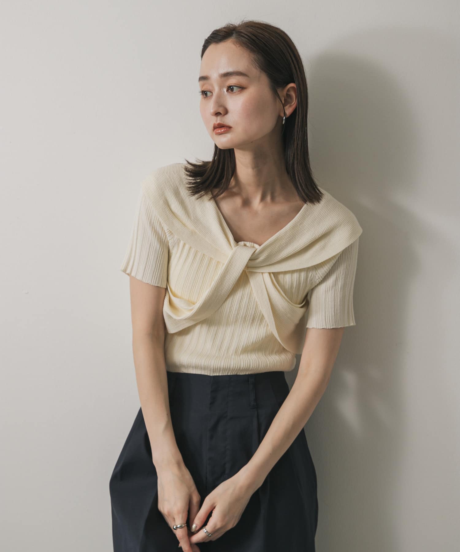 身長：169cm サイズ：one