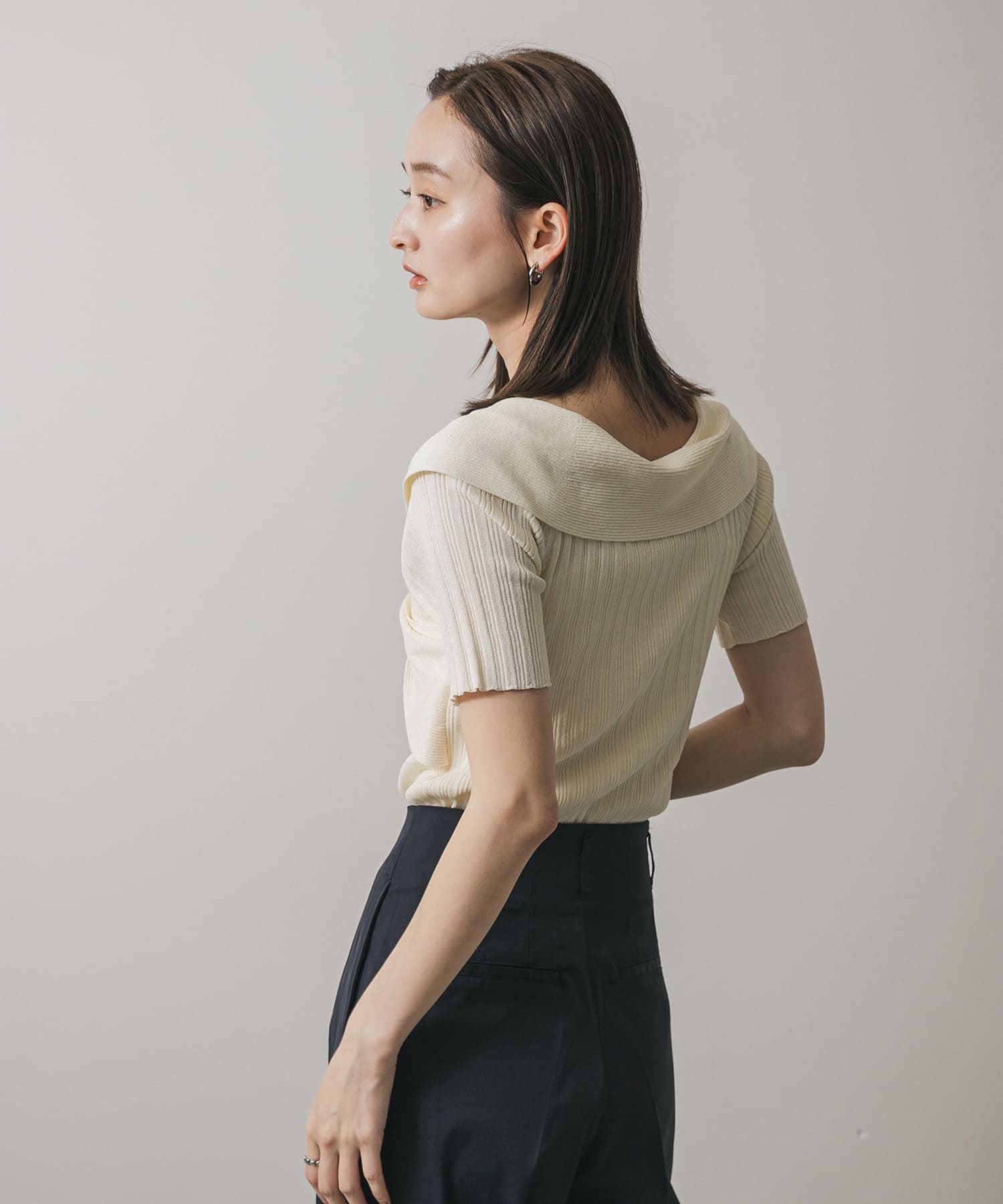 身長：169cm サイズ：one
