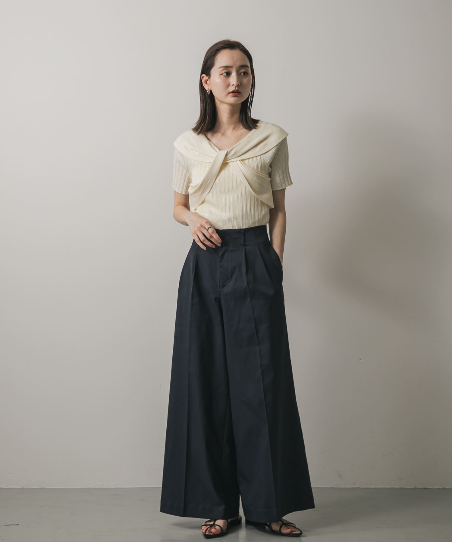 身長：169cm サイズ：one