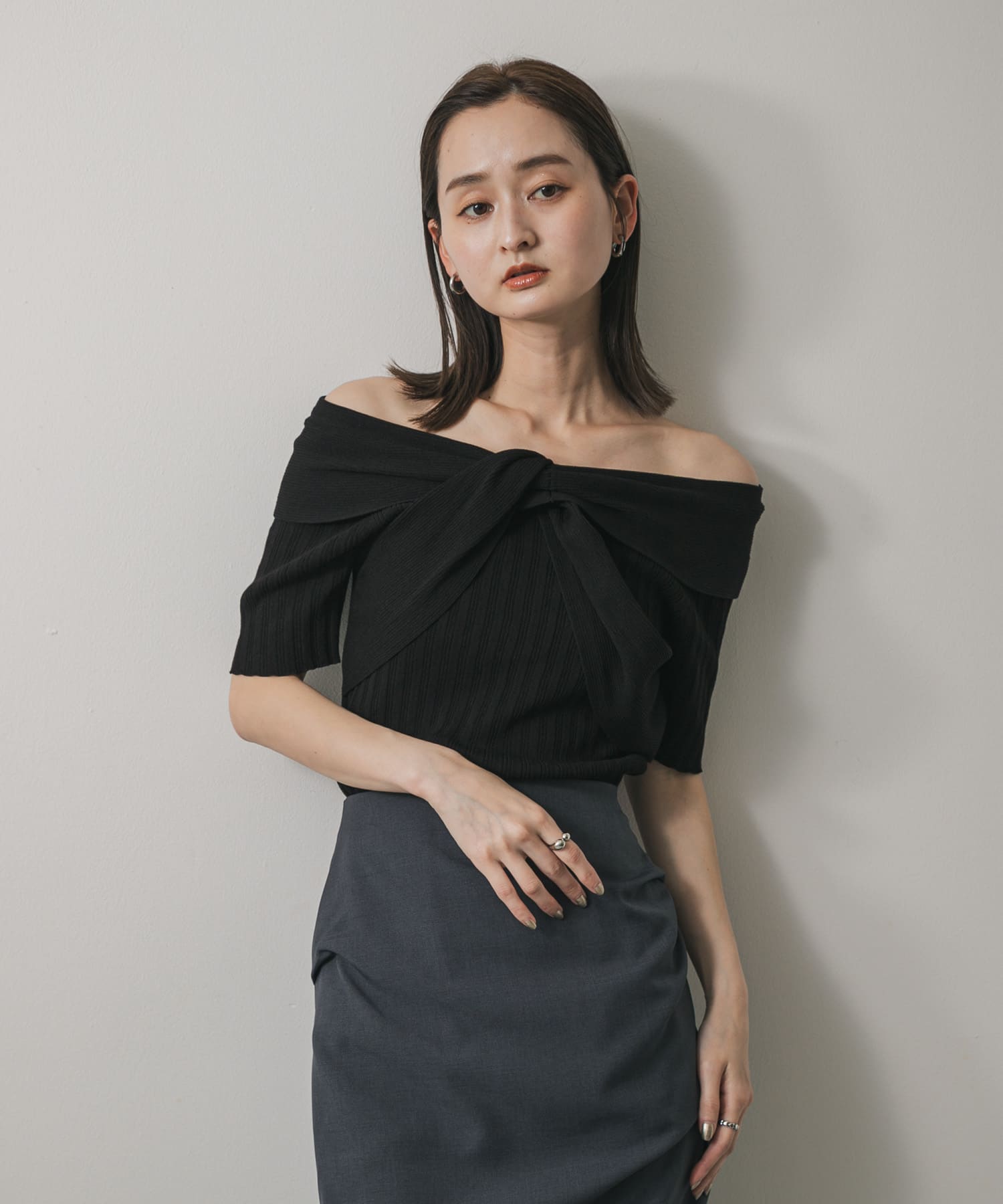 身長：169cm サイズ：one