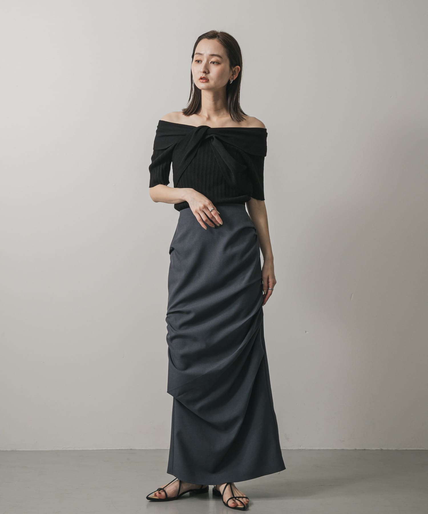 身長：169cm サイズ：one