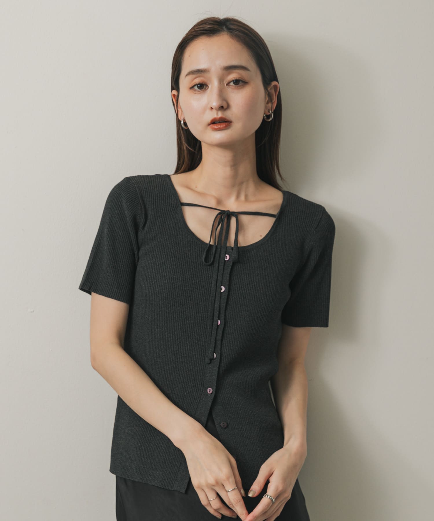 身長：169cm サイズ：one