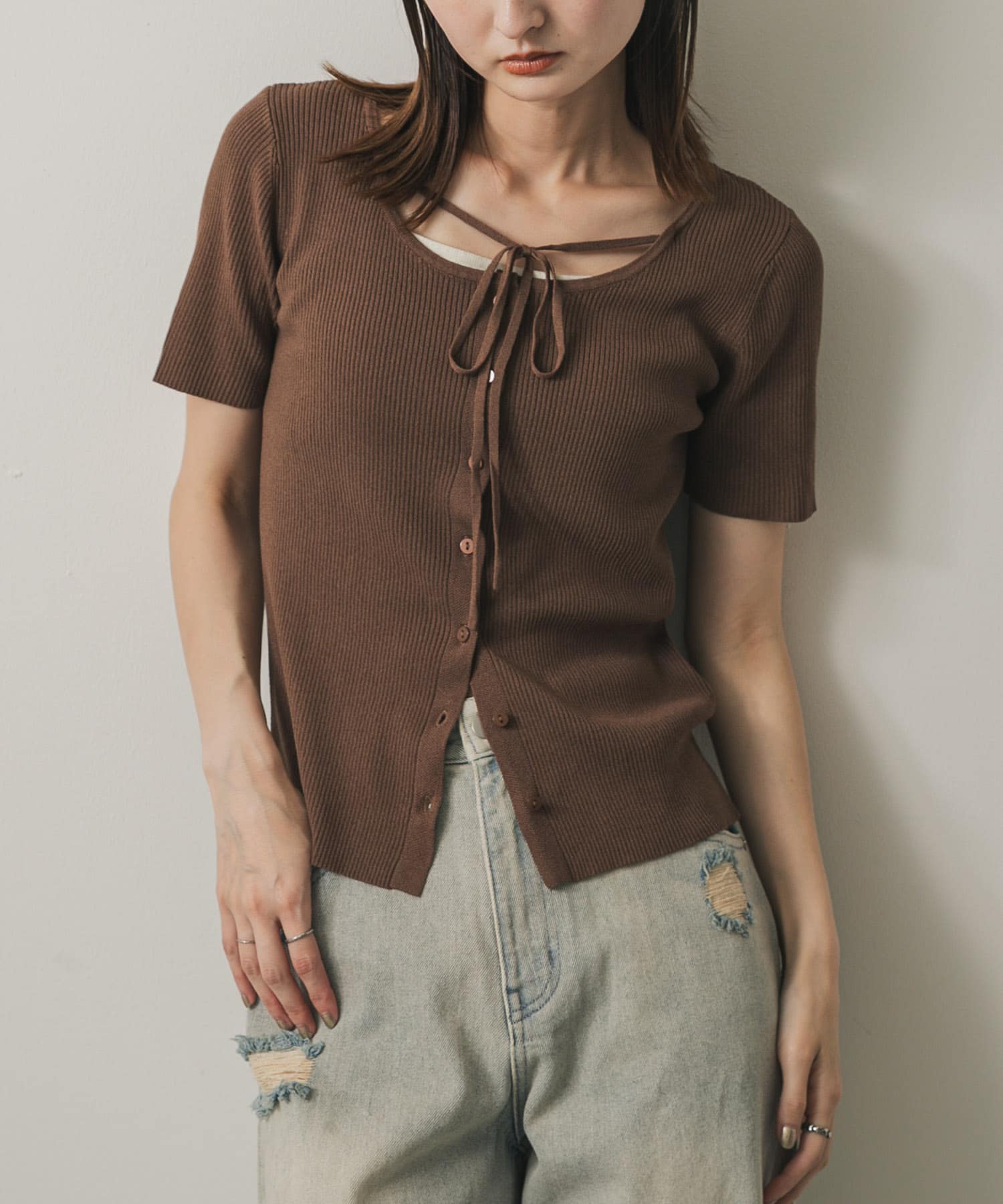 アレンジコードコンパクトセーター