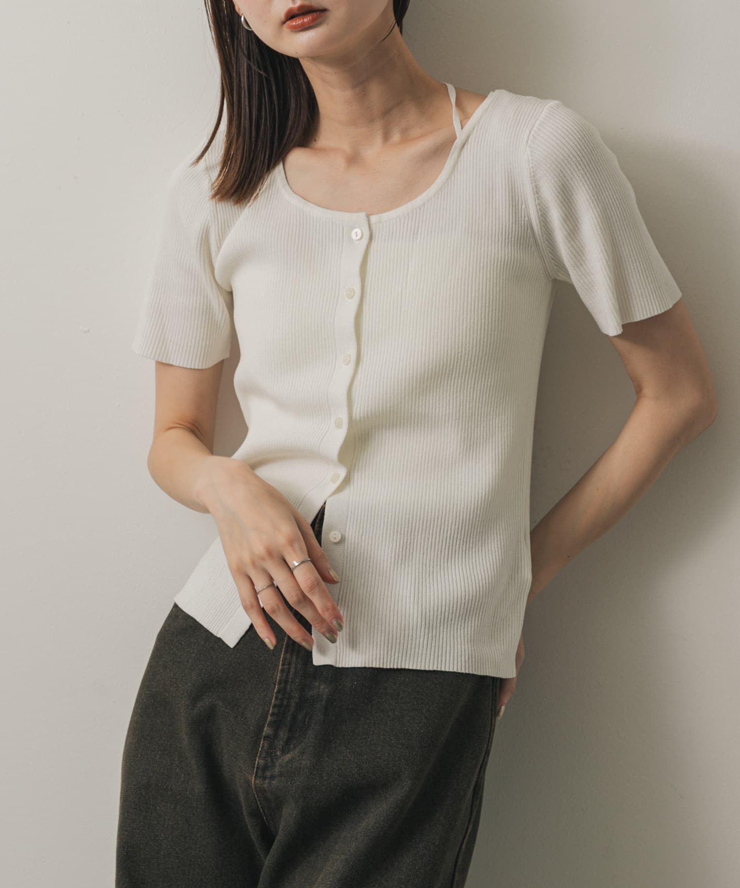 身長：169cm サイズ：one