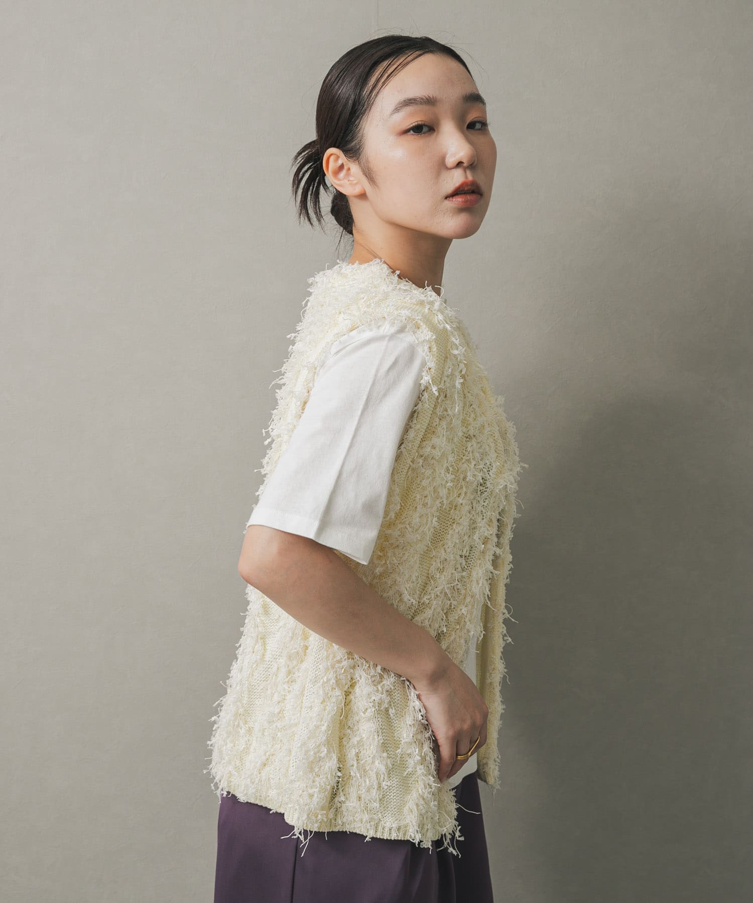 身長：158cm サイズ：one