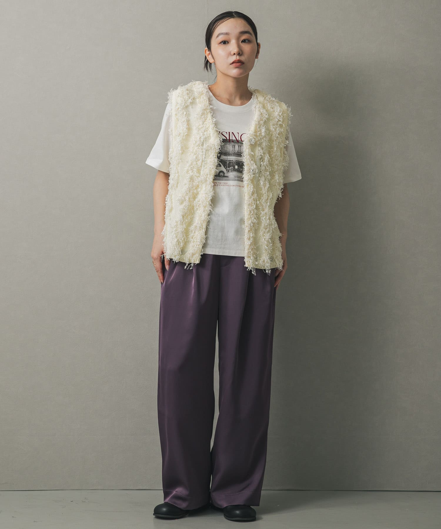 身長：158cm サイズ：one