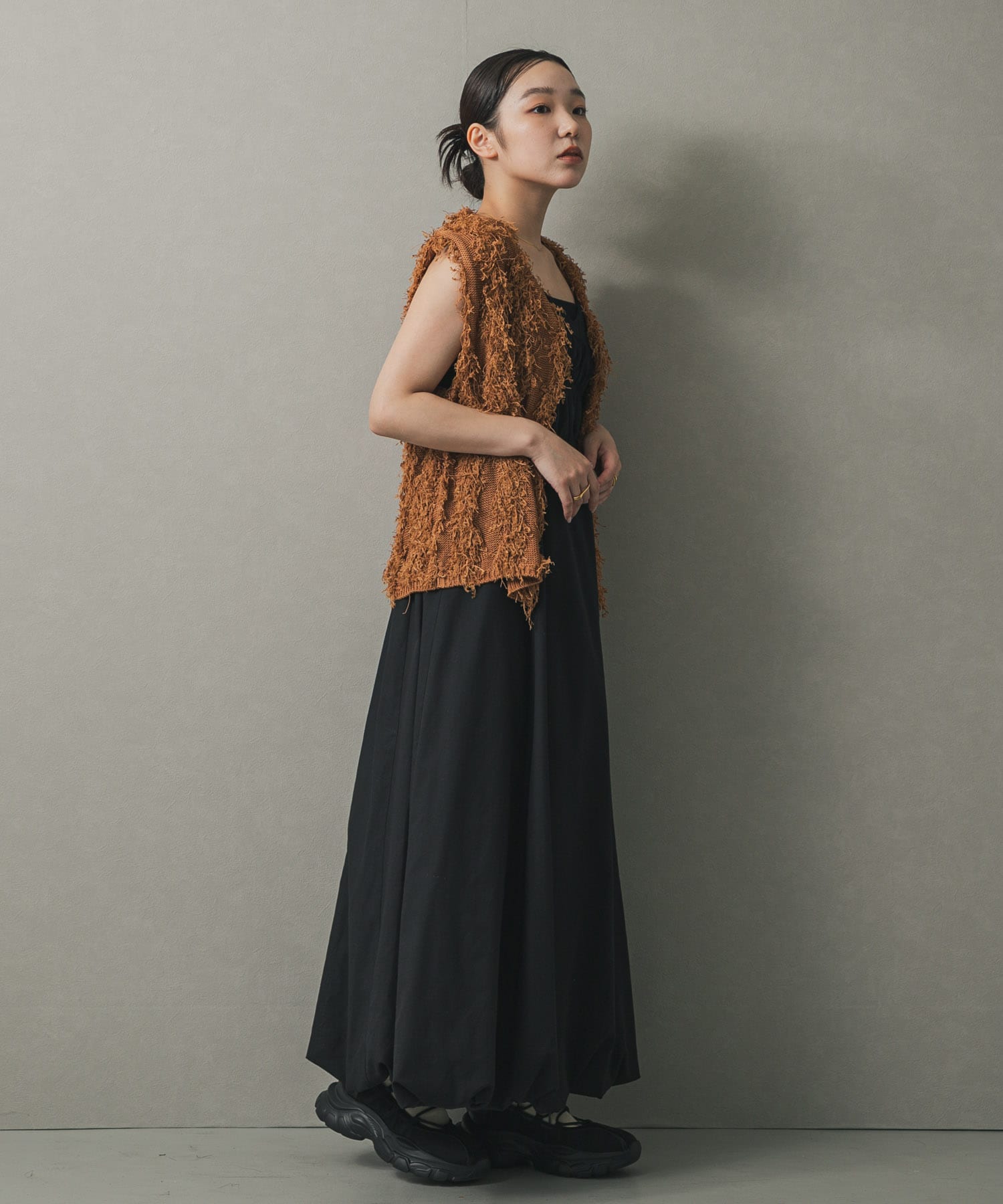 身長：158cm サイズ：one