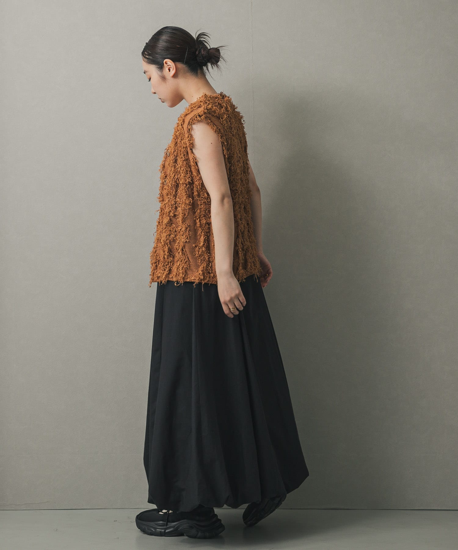身長：158cm サイズ：one