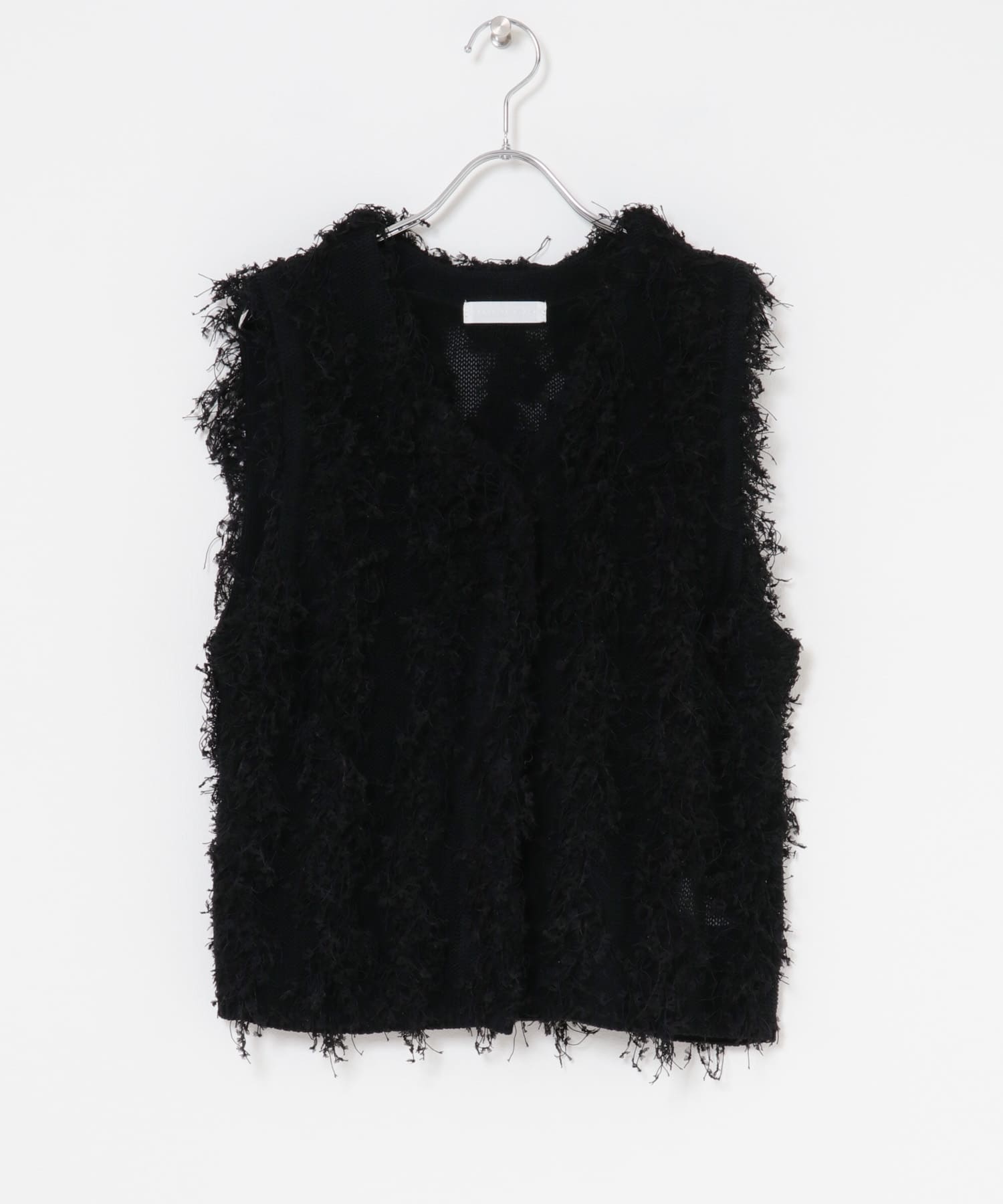コードチュールフリンジベスト BLACK one