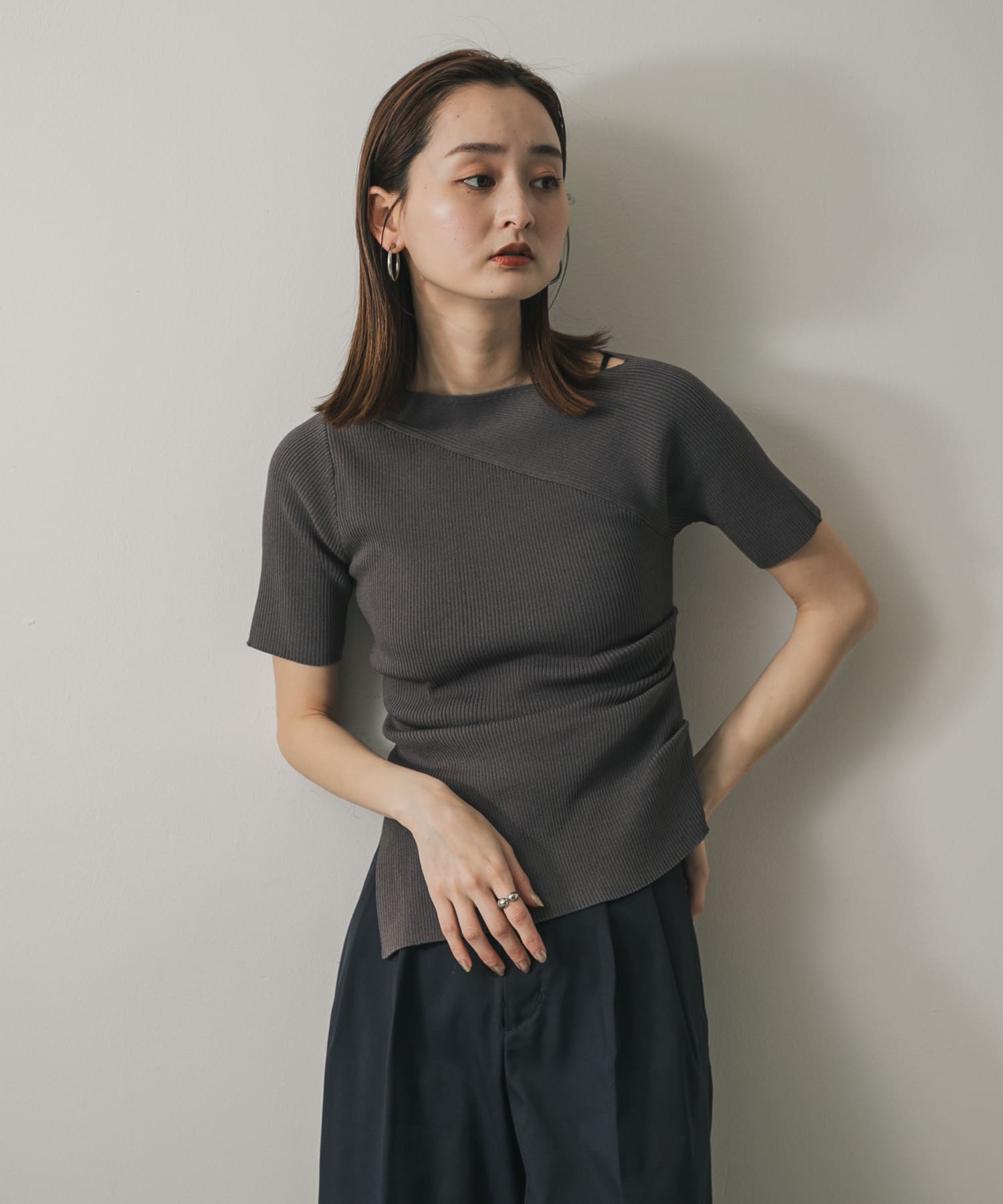 身長：169cm サイズ：one