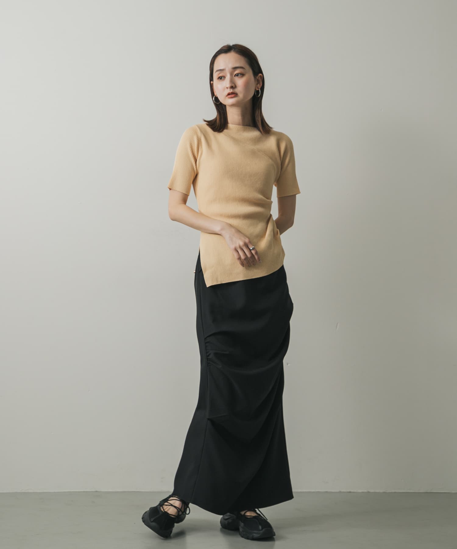 身長：169cm サイズ：one