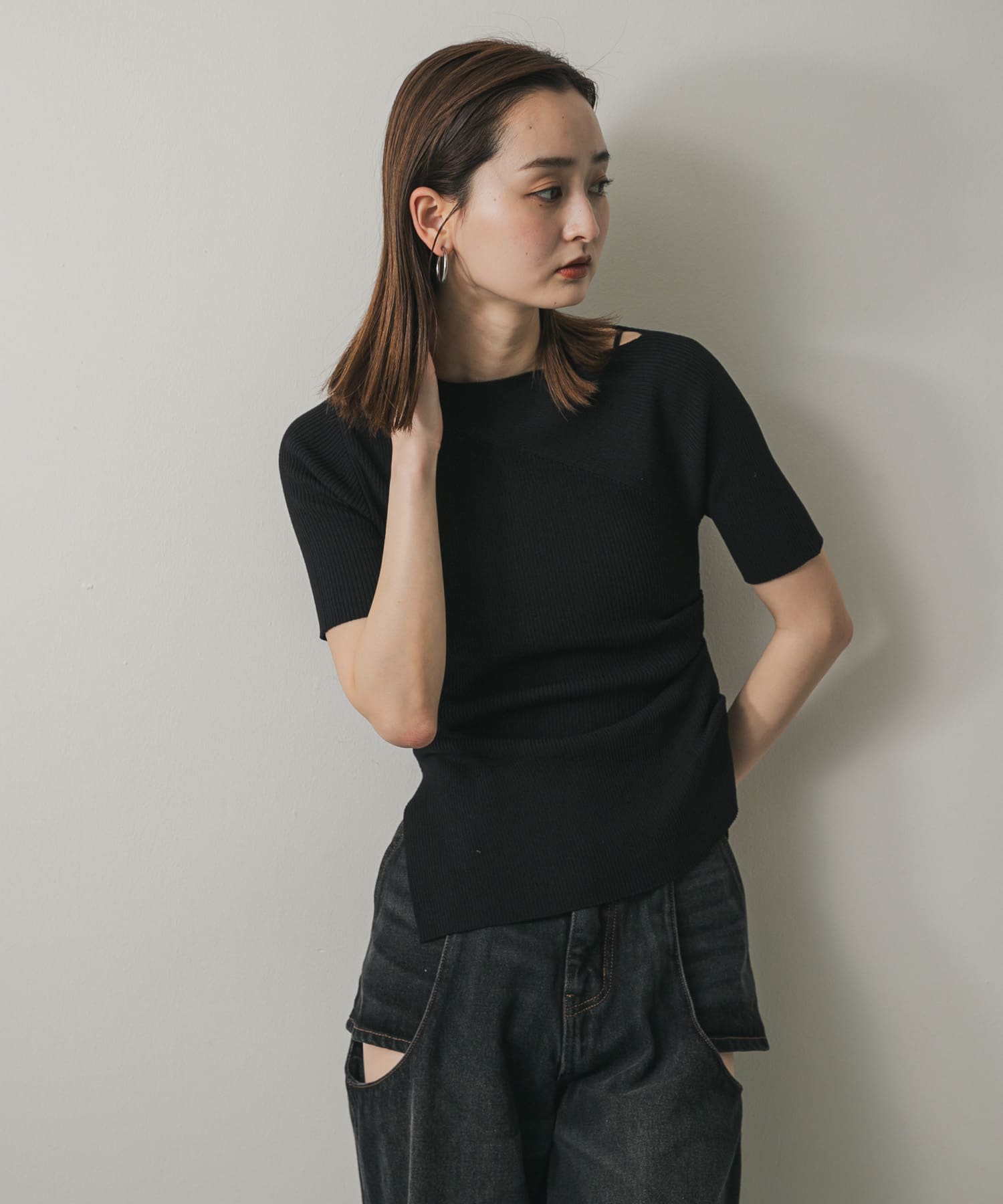 身長：169cm サイズ：one