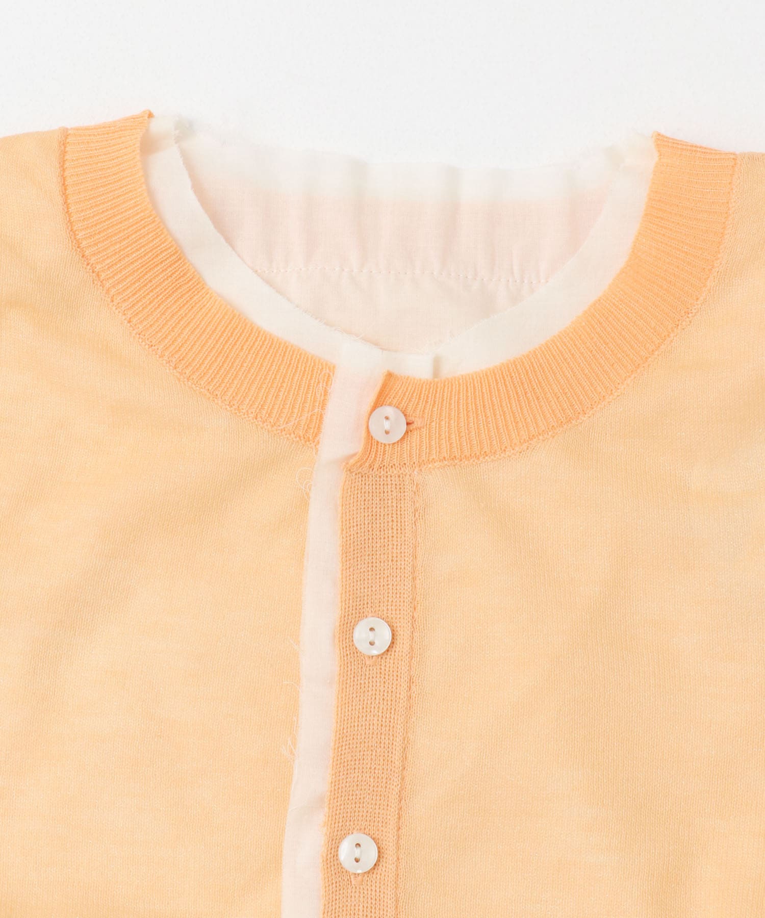 カットオフレイヤードセーター ORANGE one