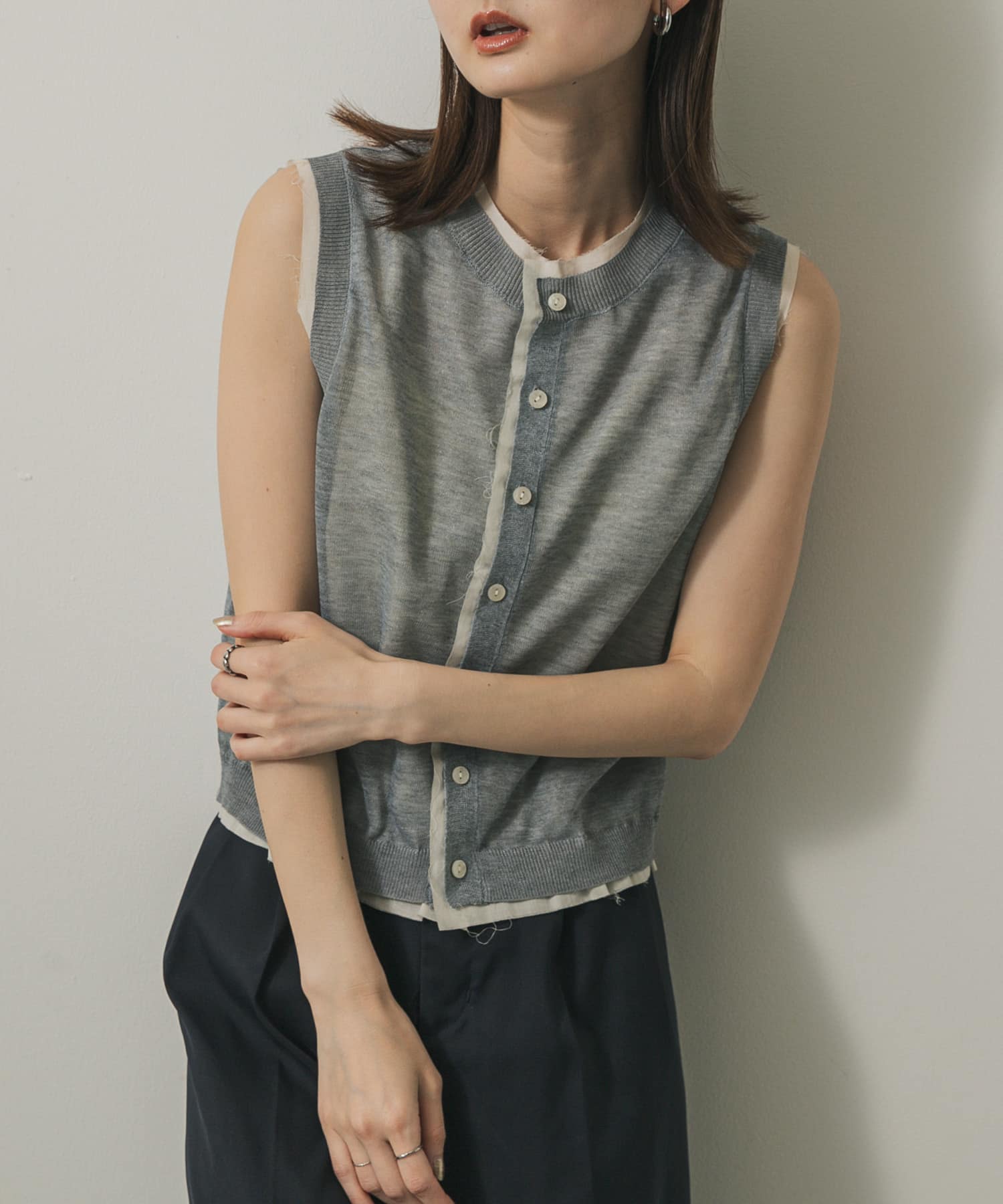 身長：169cm サイズ：one