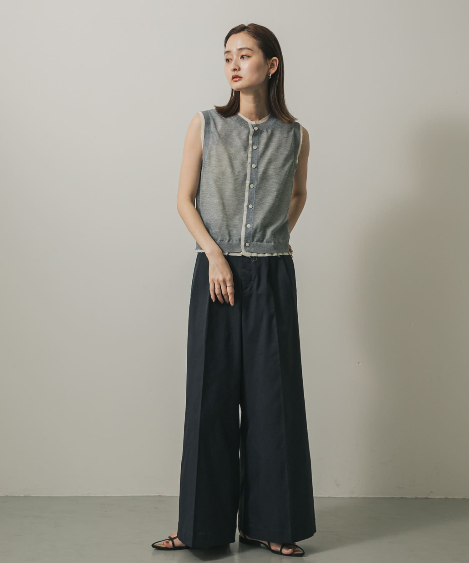 身長：169cm サイズ：one