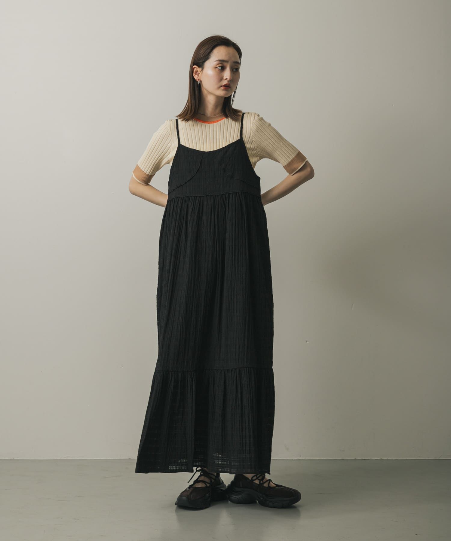 身長：169cm サイズ：one