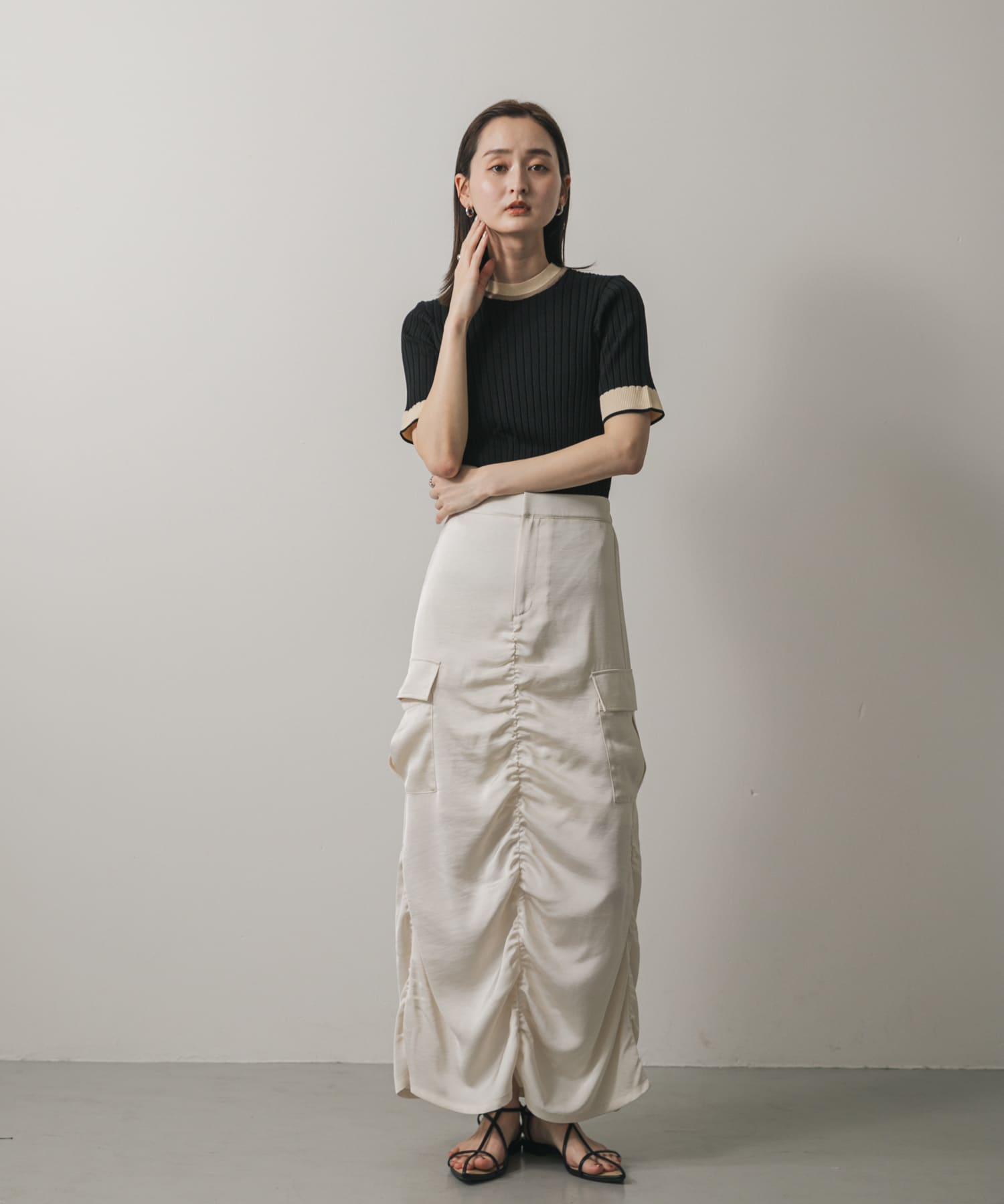 身長：169cm サイズ：one