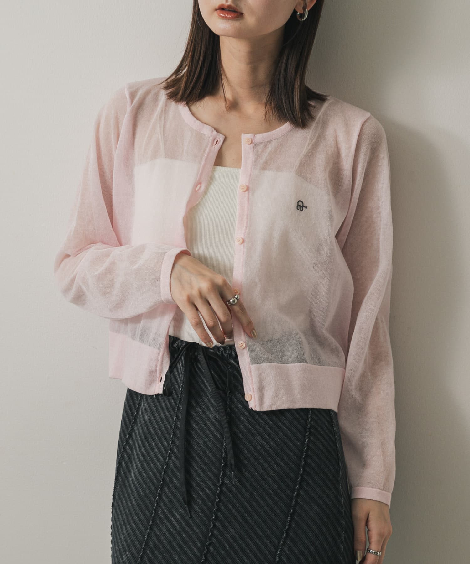 シシュウコンパクトシアーカーディガン