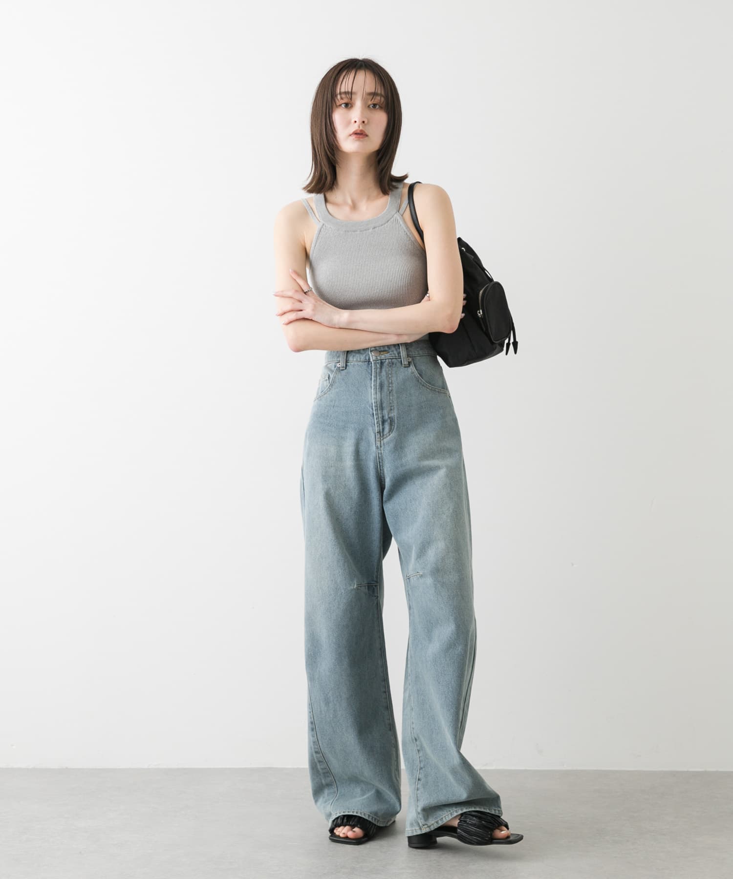 身長：169cm サイズ：one
