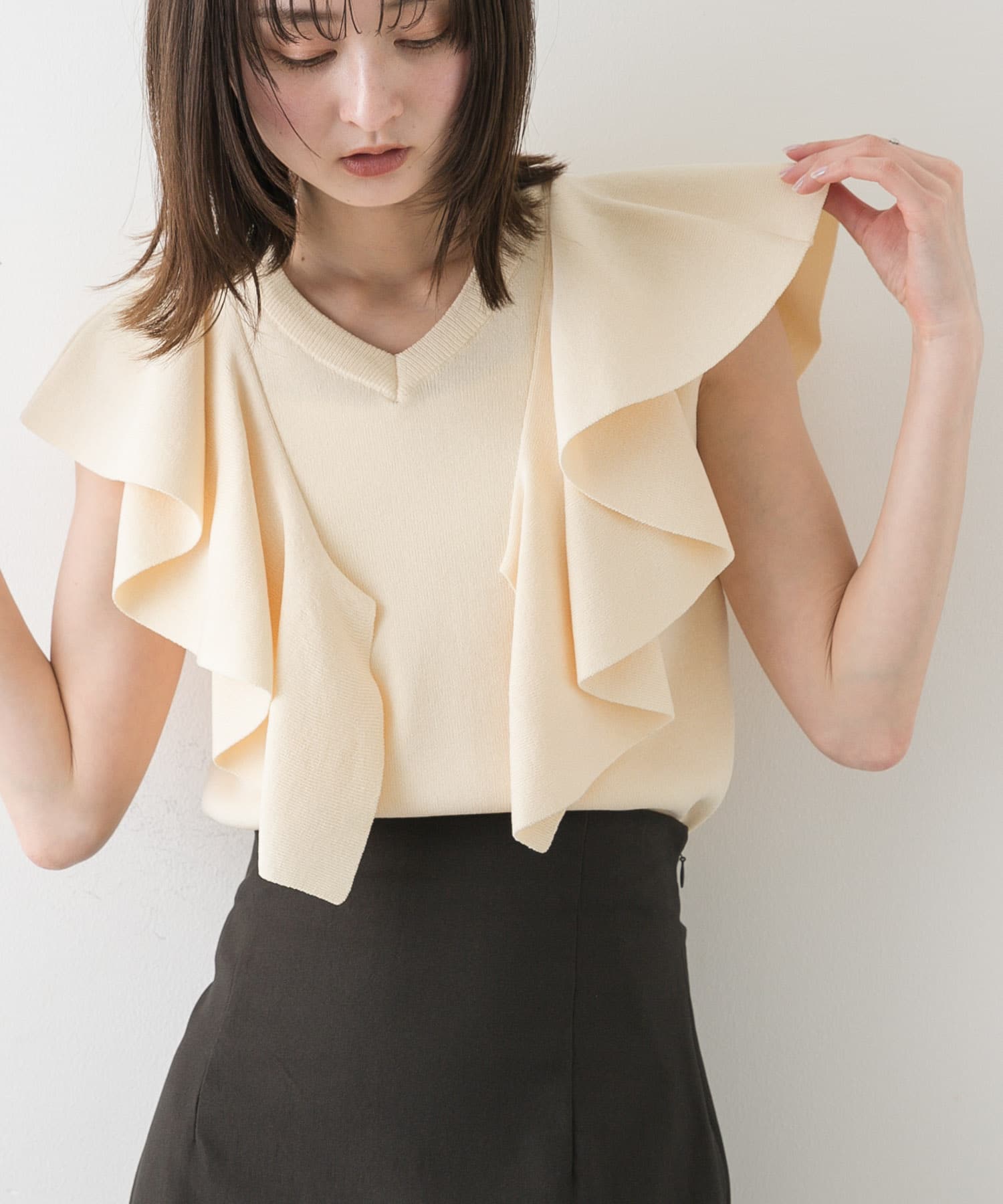 身長：169cm サイズ：one