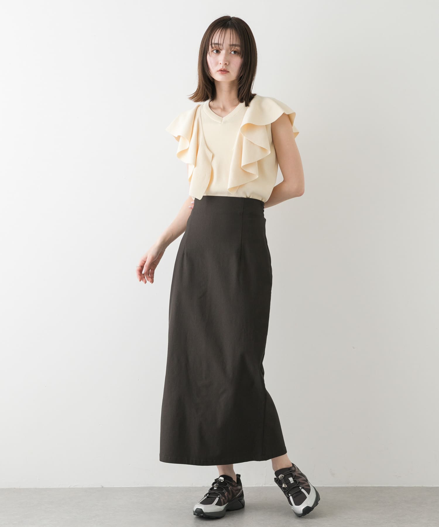 身長：169cm サイズ：one