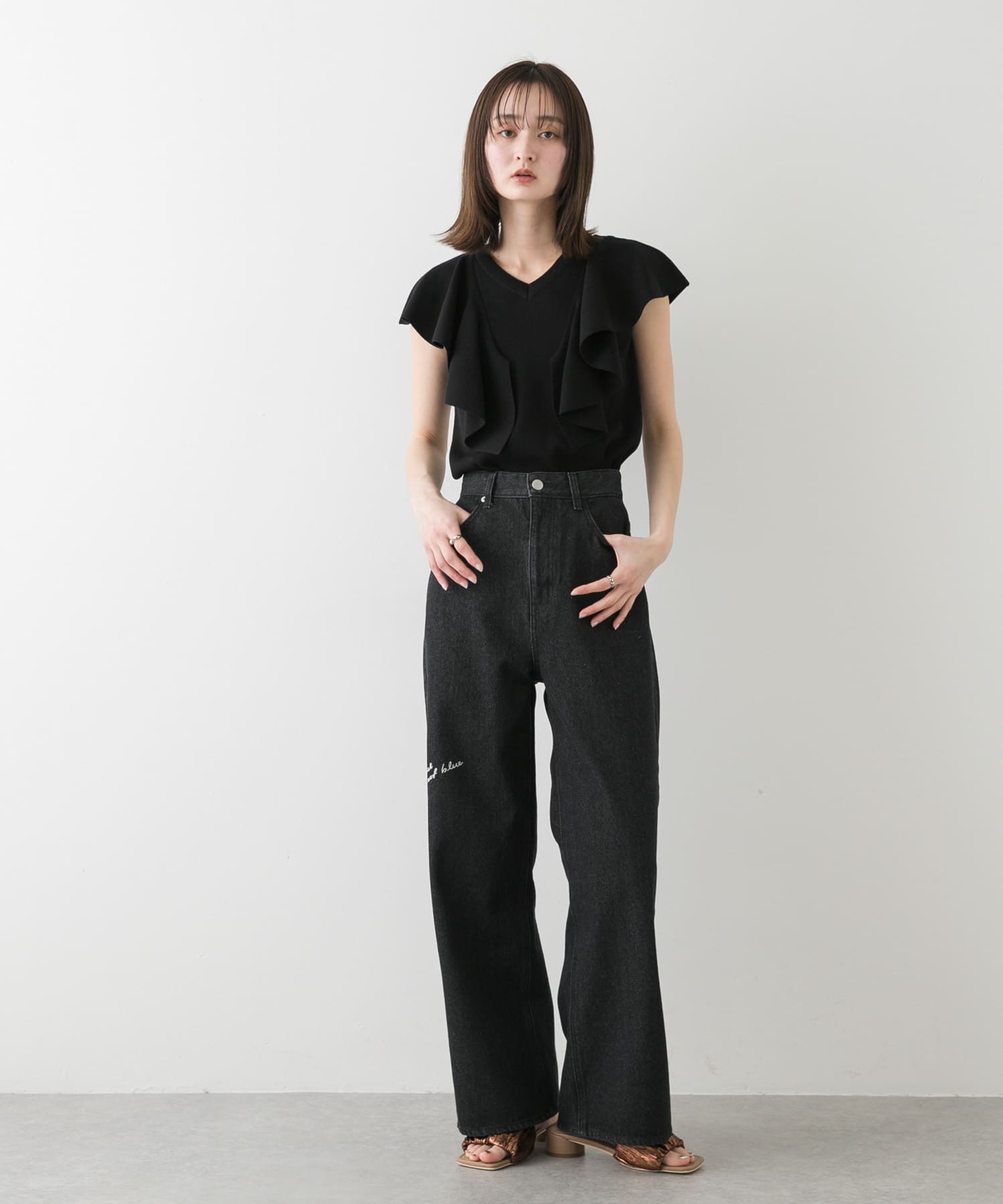 身長：169cm サイズ：one