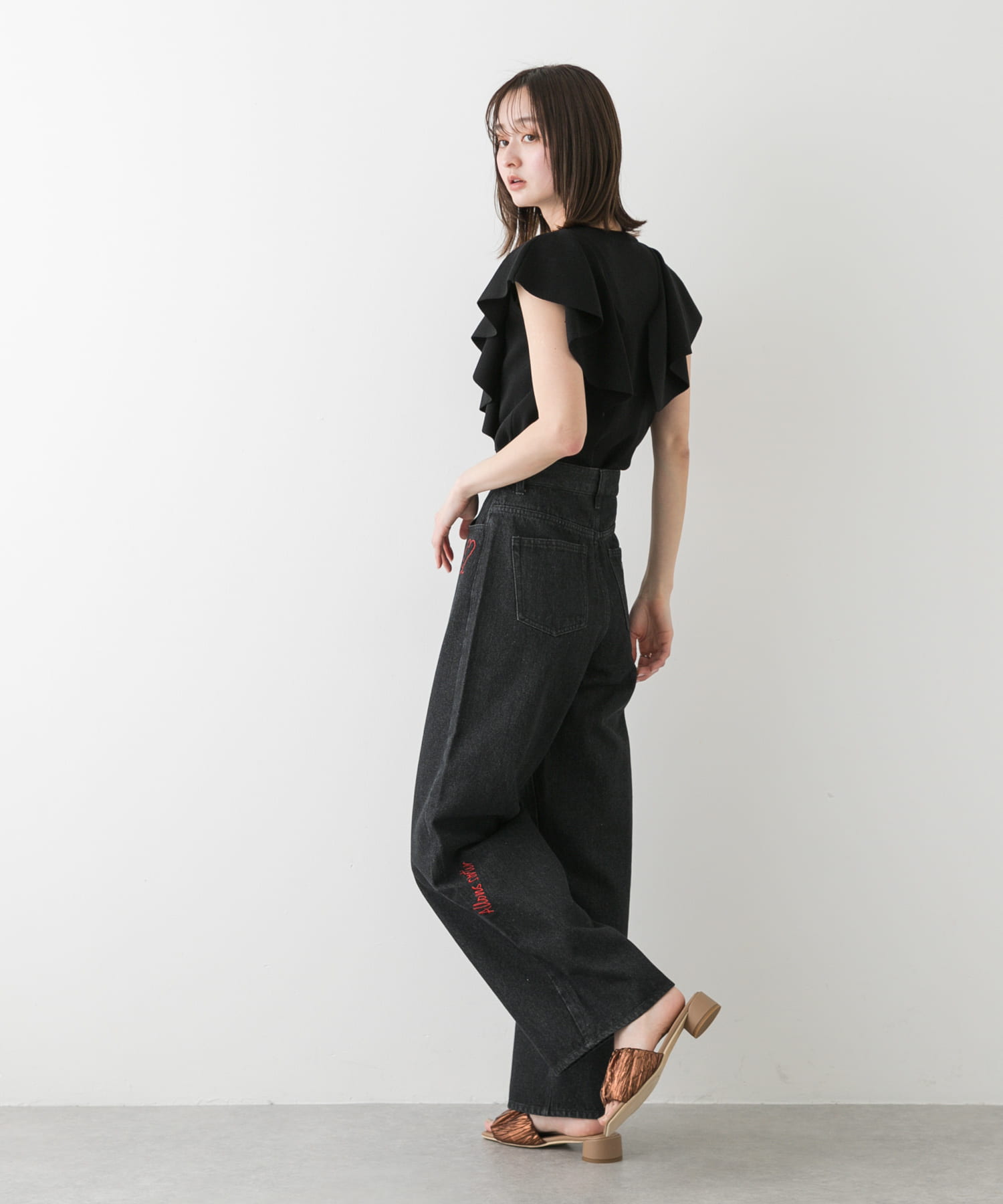 身長：169cm サイズ：one