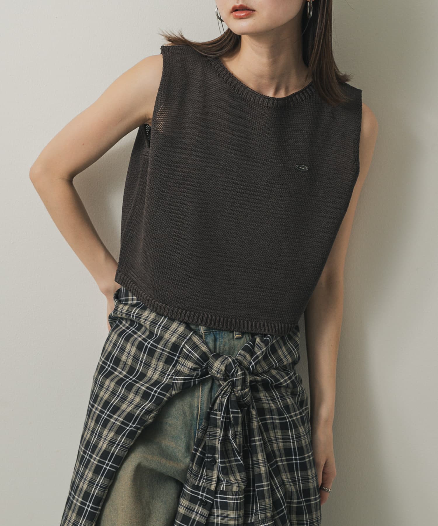 身長：169cm サイズ：one