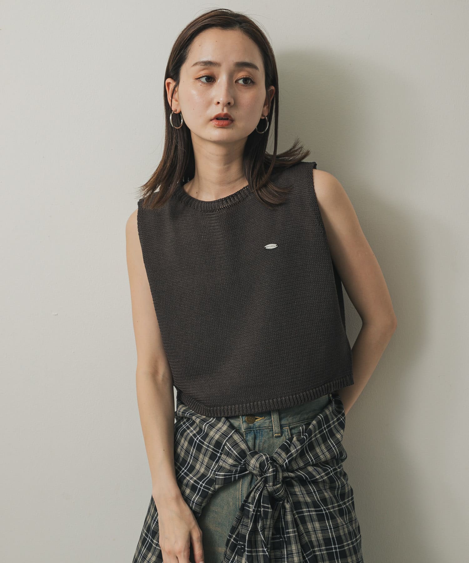 身長：169cm サイズ：one