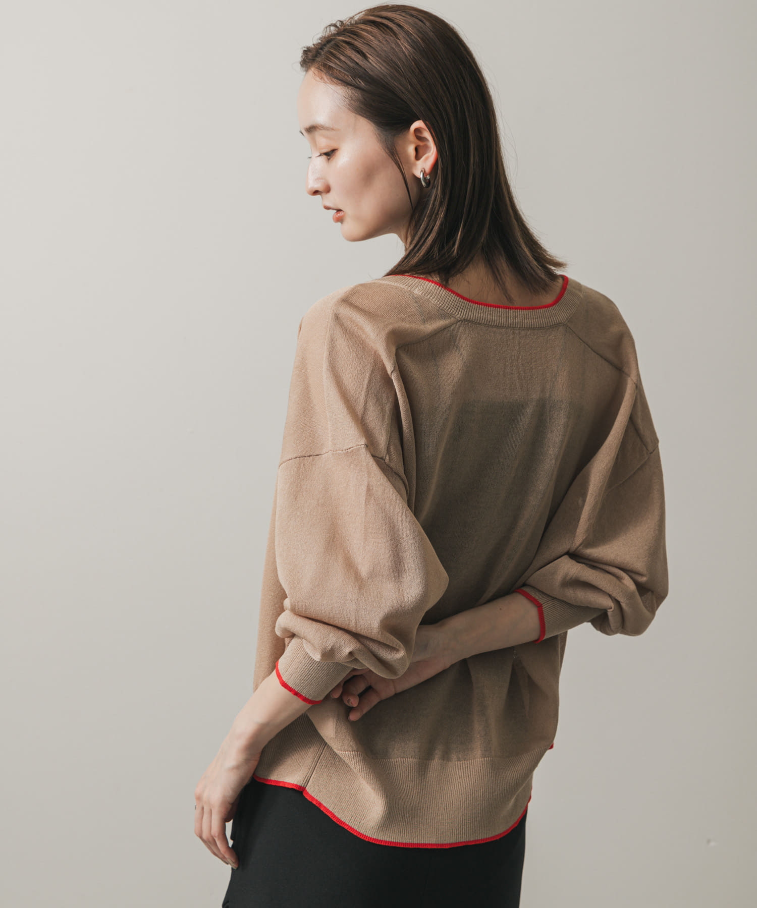 身長：169cm サイズ：one