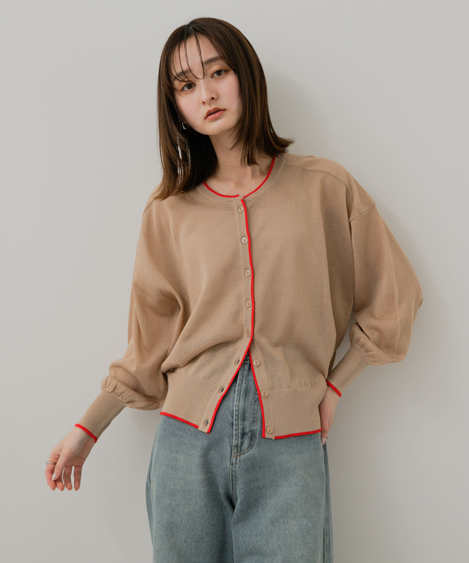 身長：169cm サイズ：one