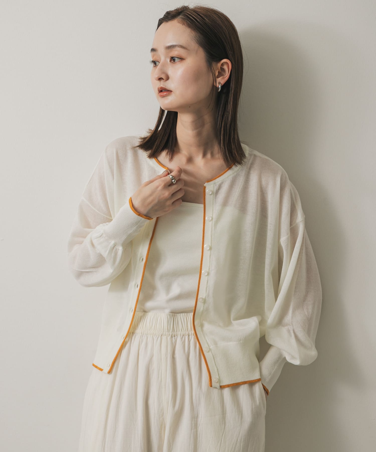 身長：169cm サイズ：one