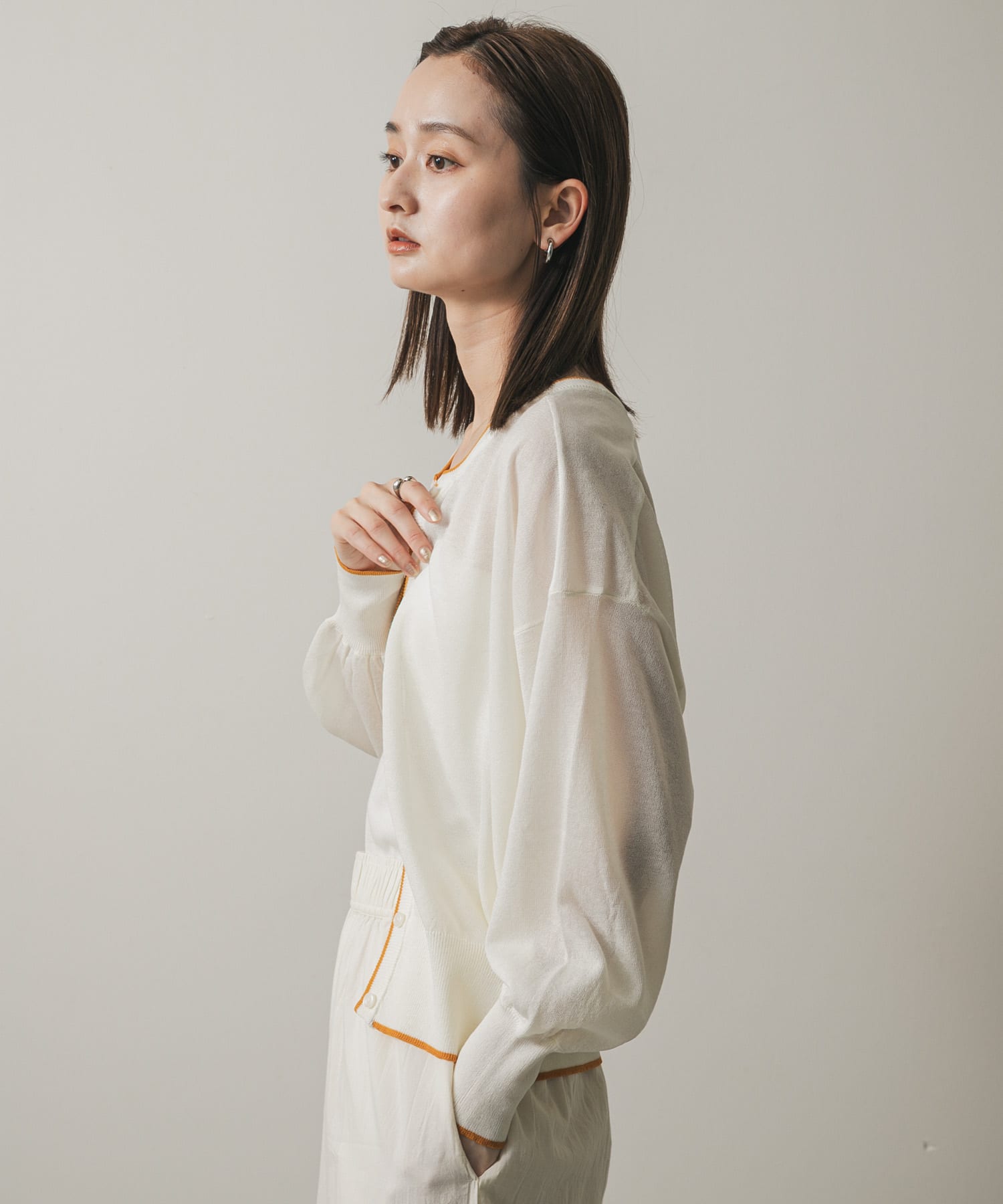 身長：169cm サイズ：one