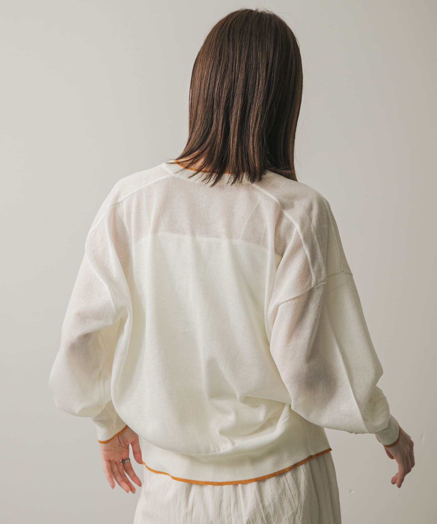 身長：169cm サイズ：one