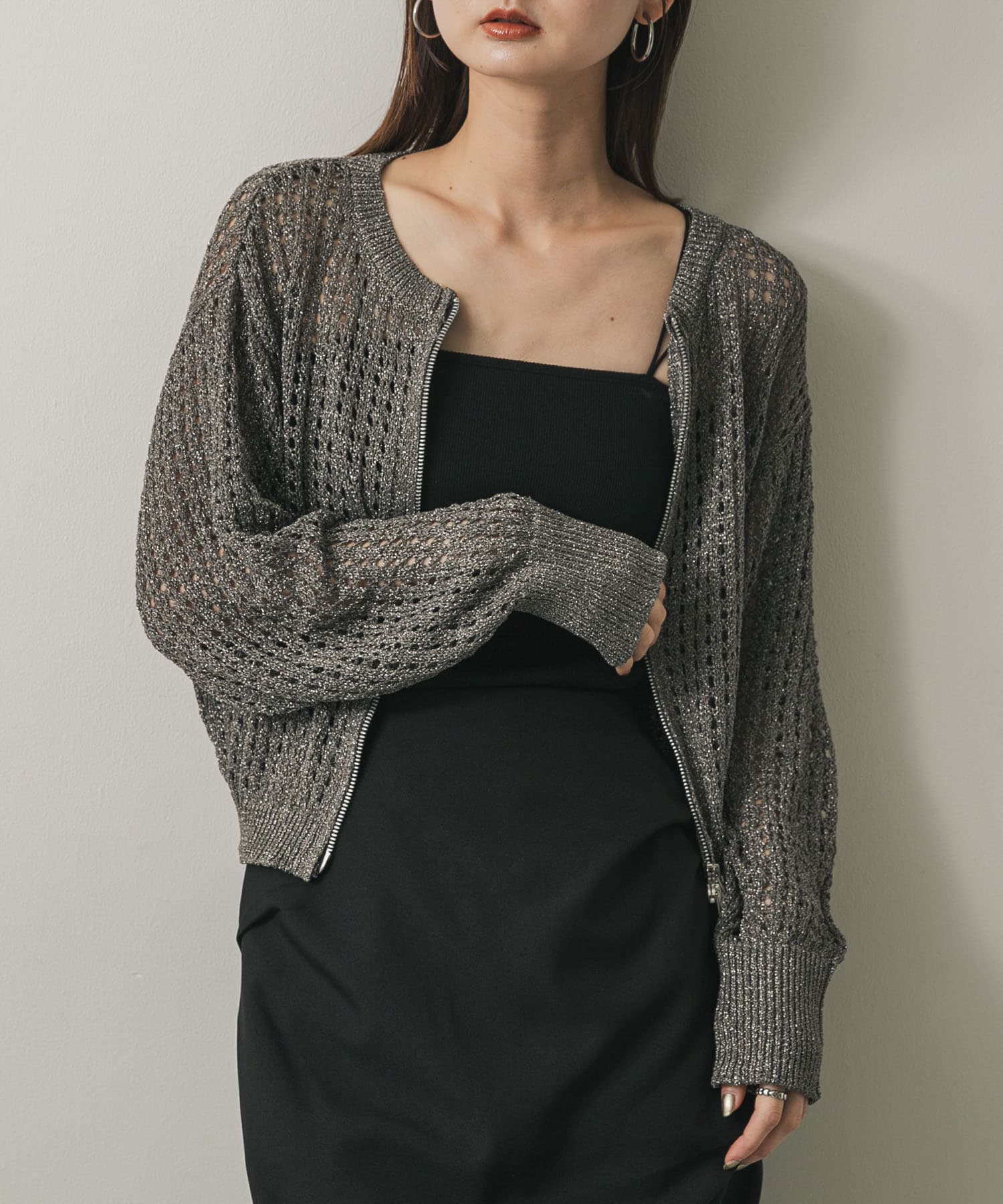 身長：169cm サイズ：one