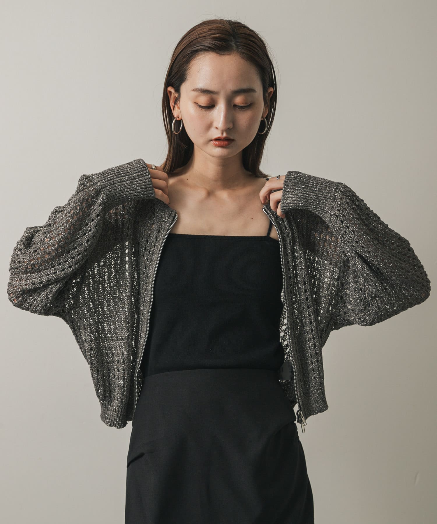 身長：169cm サイズ：one