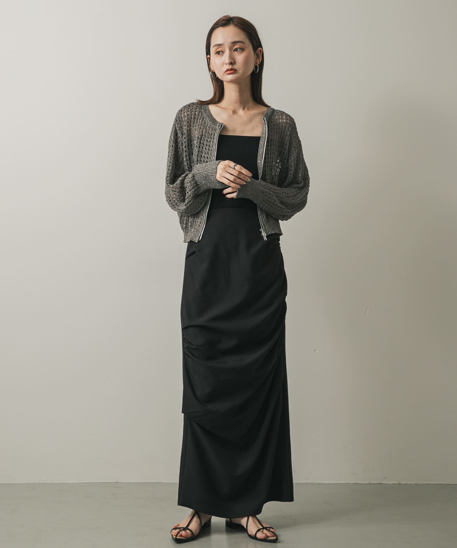 身長：169cm サイズ：one