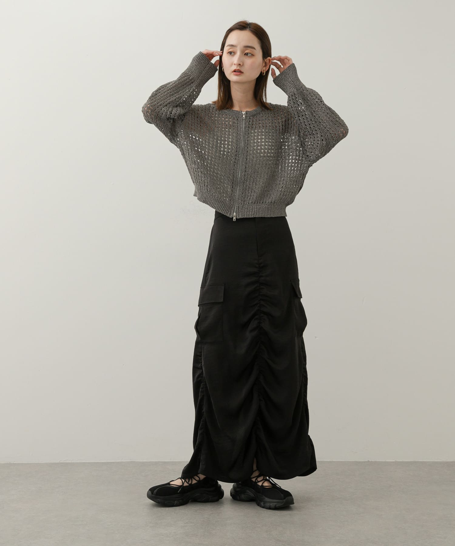 身長：169cm サイズ：one