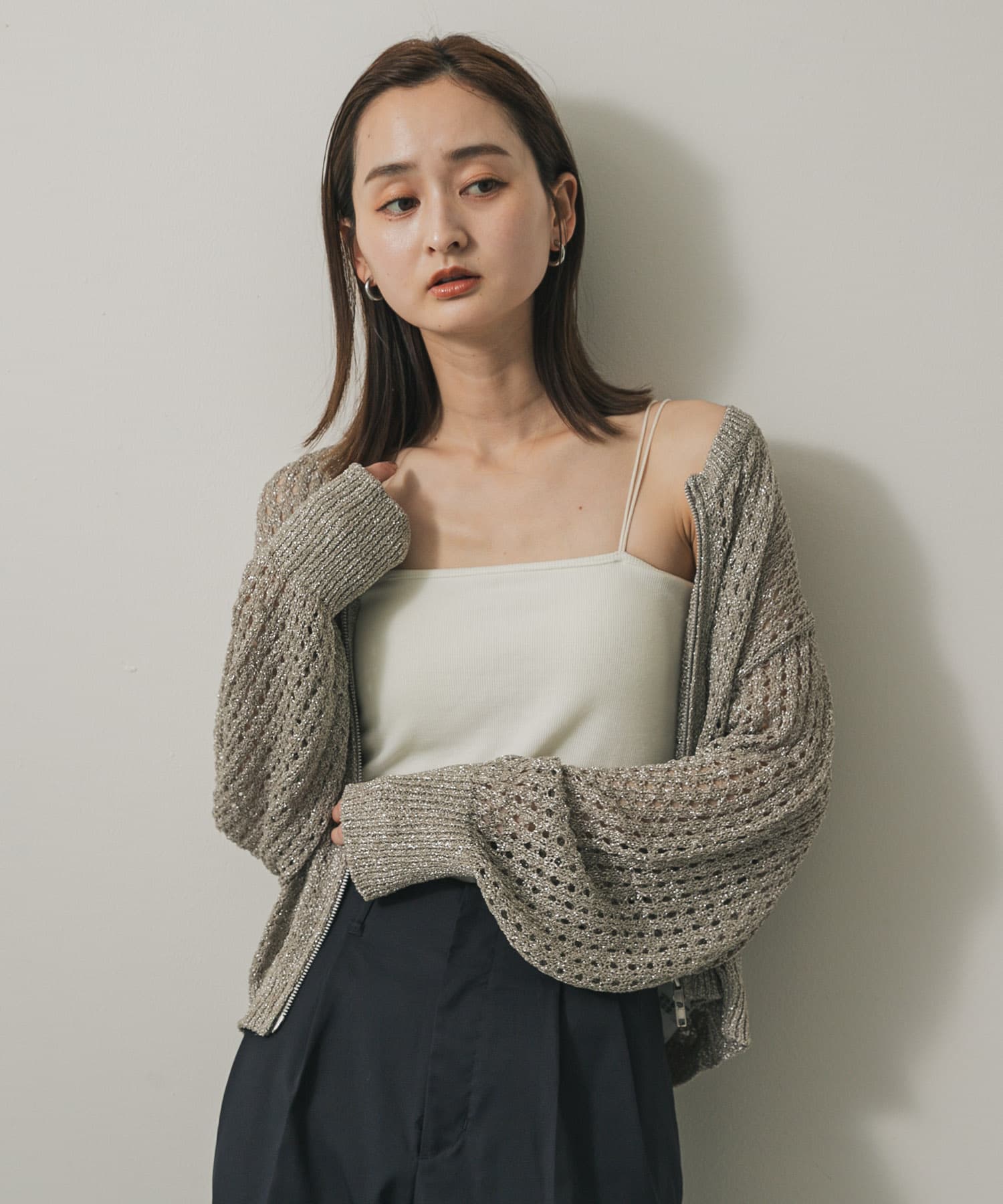 身長：169cm サイズ：one