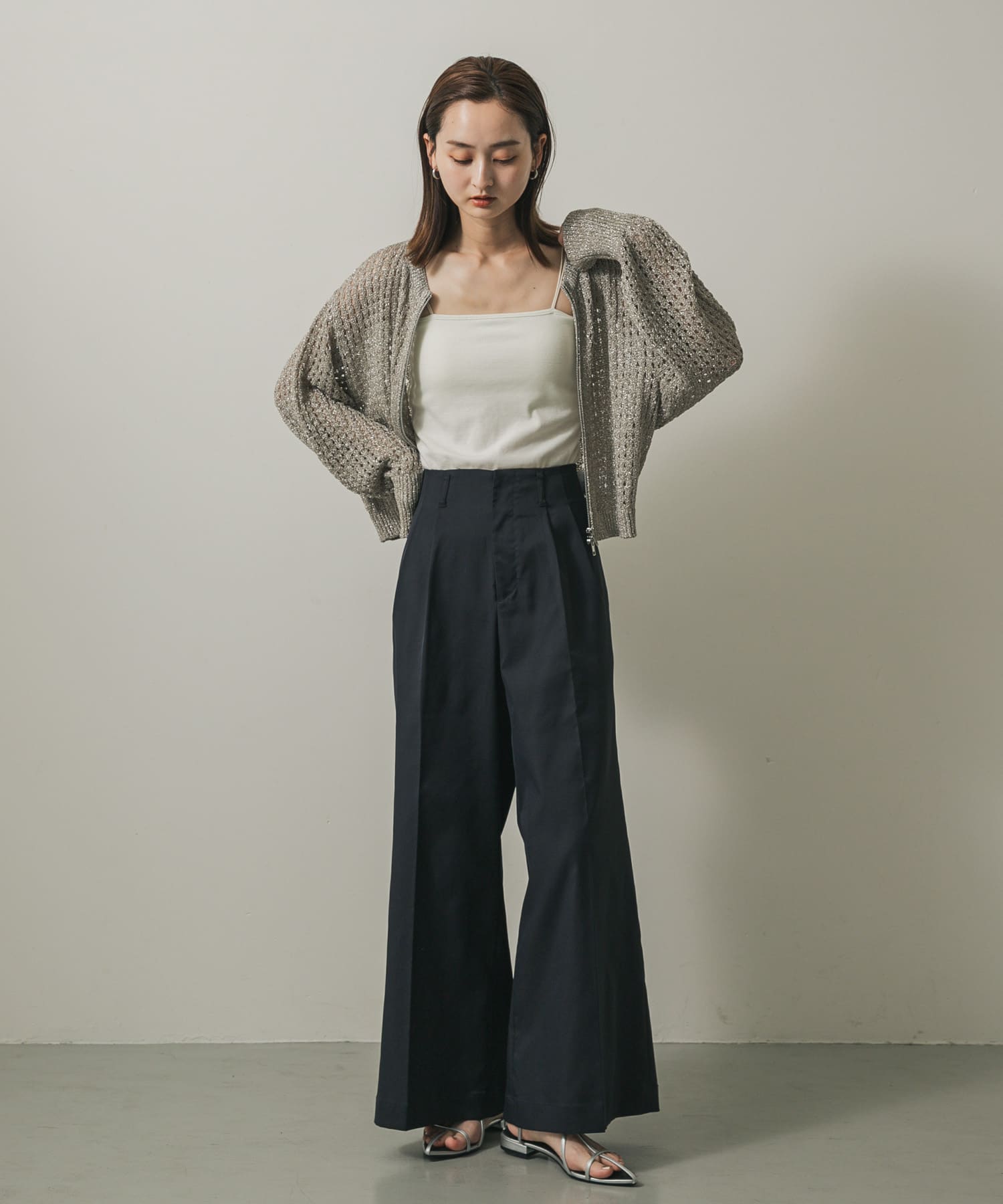 身長：169cm サイズ：one