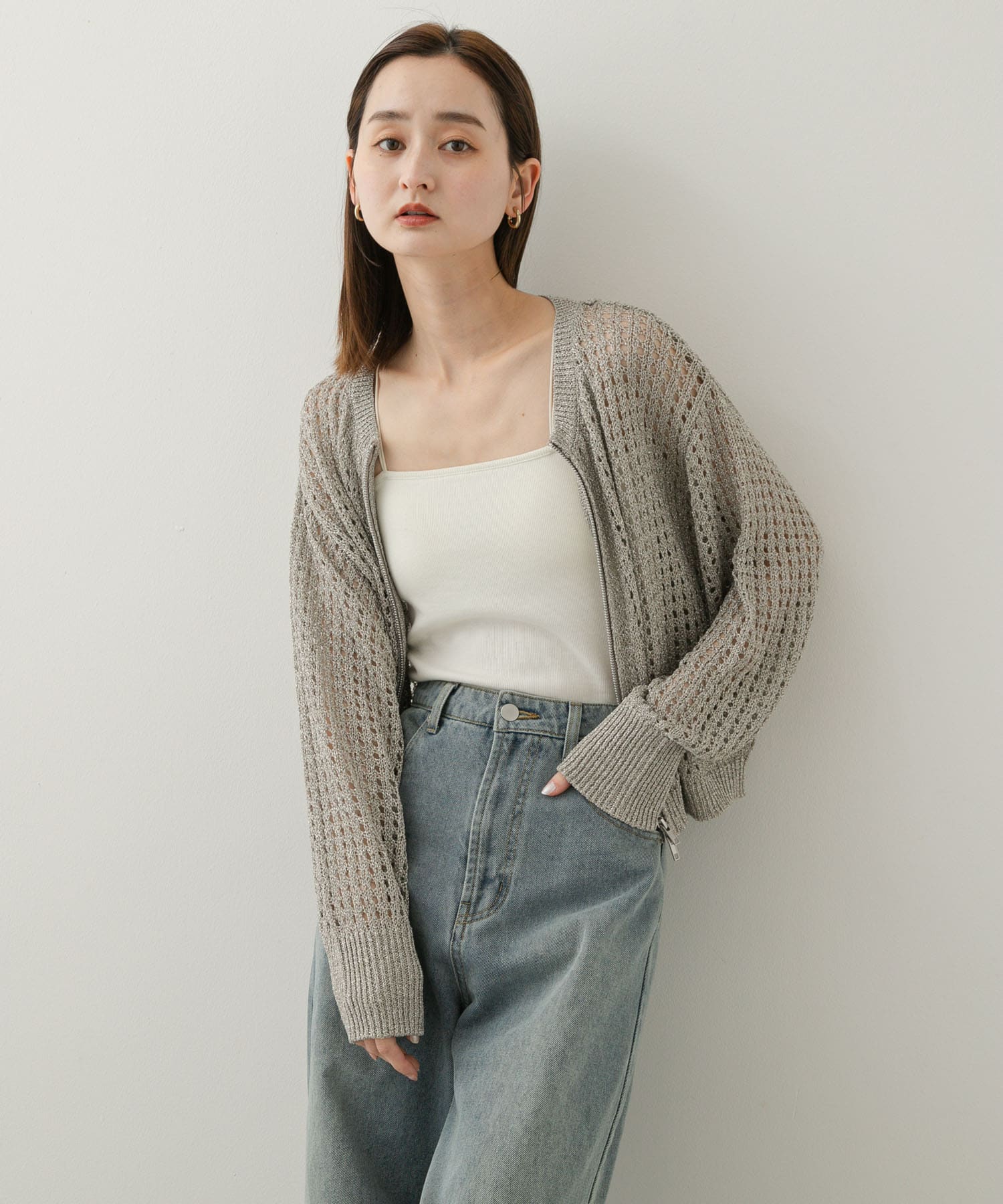 身長：169cm サイズ：one