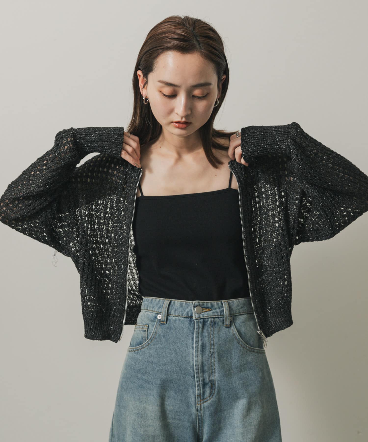 身長：169cm サイズ：one