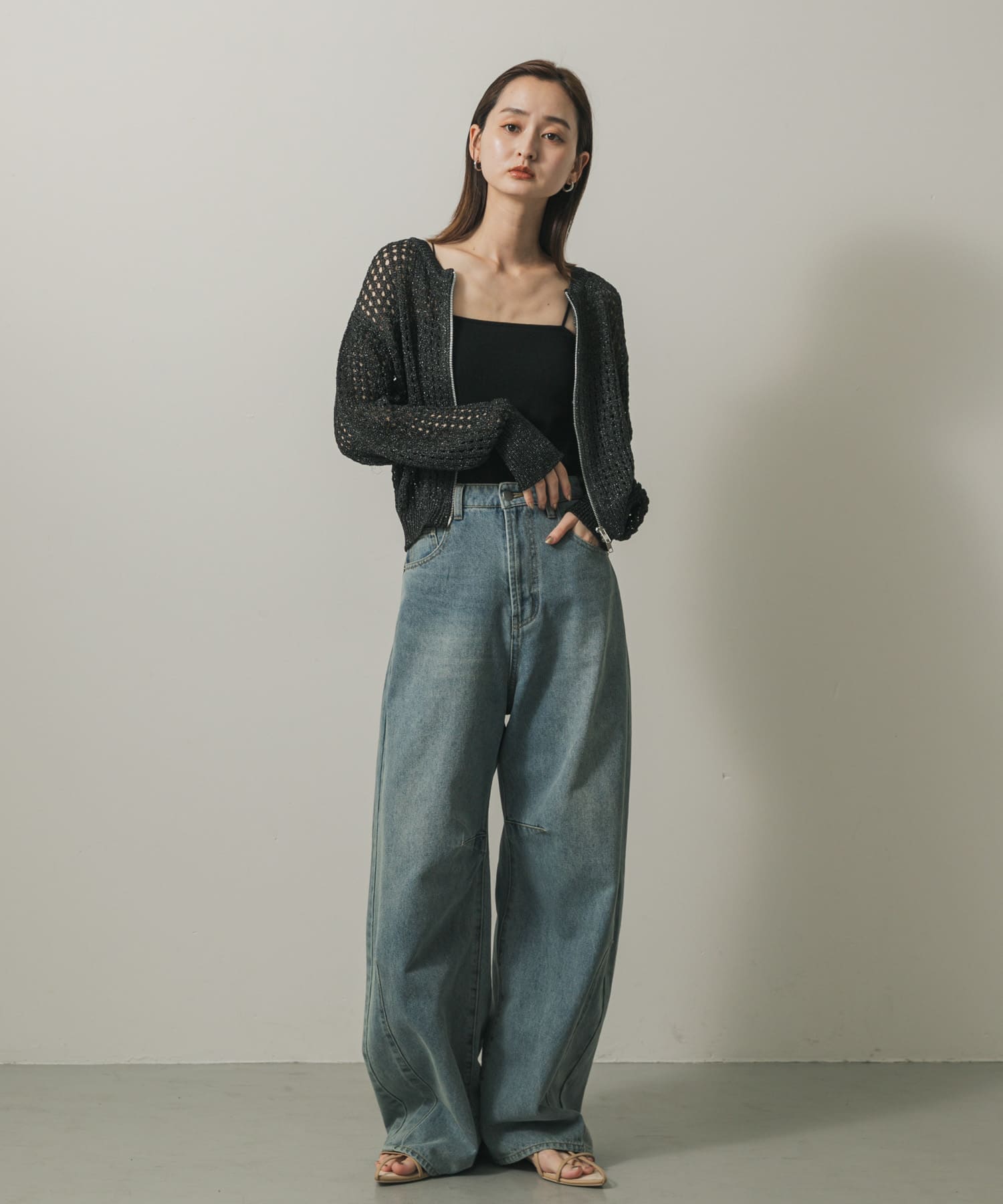 身長：169cm サイズ：one