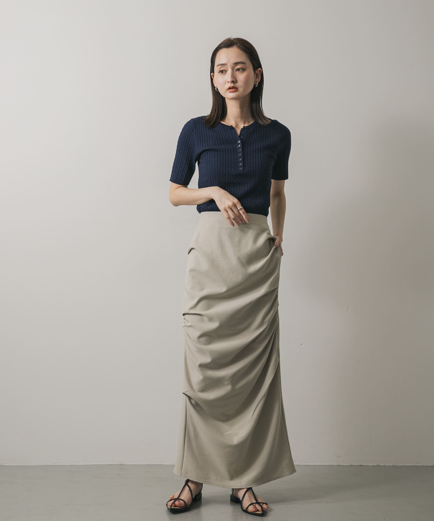 身長：169cm サイズ：one